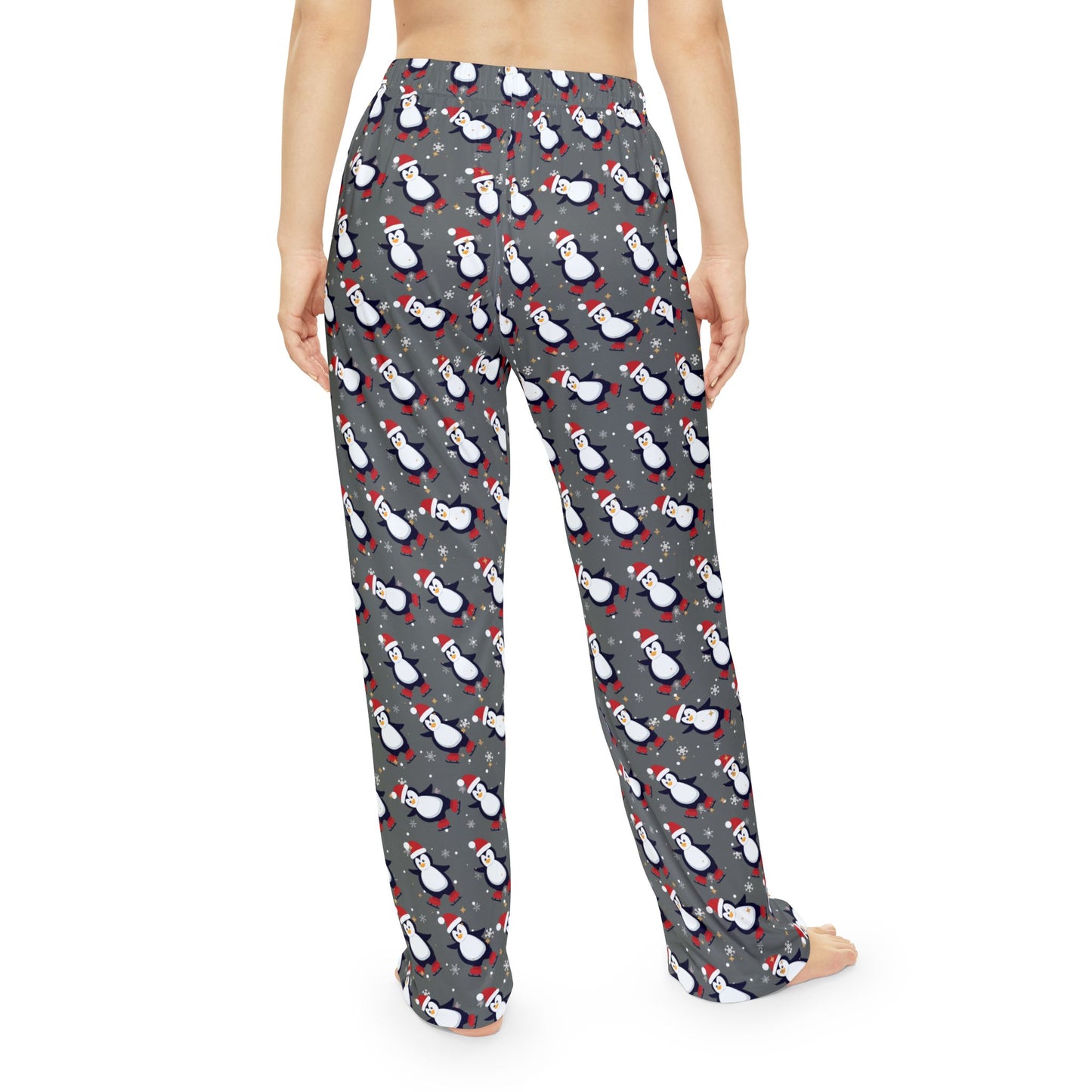 Women's Penguin Pajama Pants | Cozy Holiday Sleep Pants for Mom | Festive Family Christmas Loungewear
