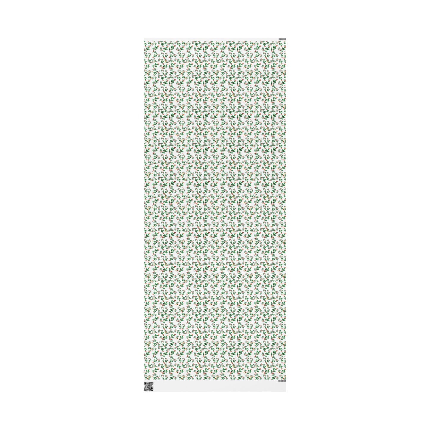 Holly Berry Christmas Wrapping Paper : Festive Holiday Gift Wrap with Greenery & Berries, Perfect for Seasonal Gifts