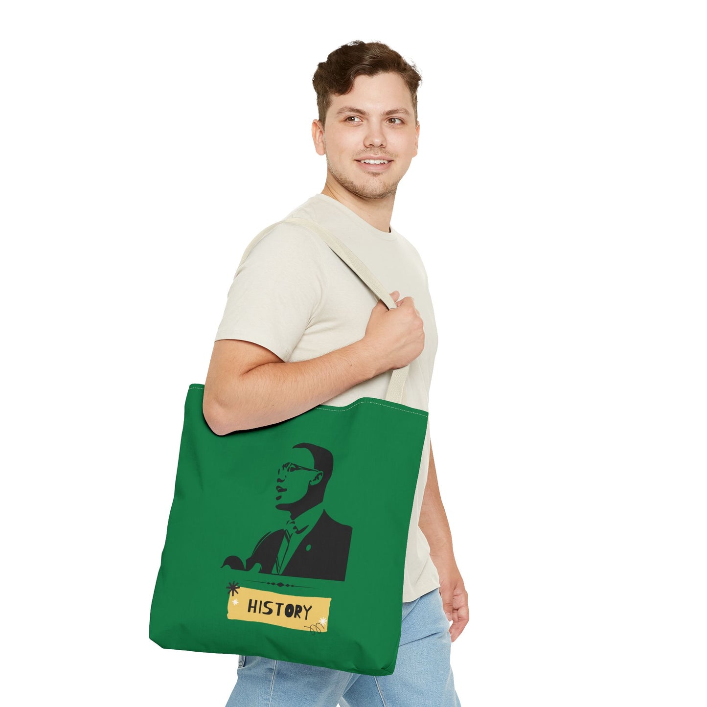 Black History Month Tote Bag Stylish and Durable Carryall - Green