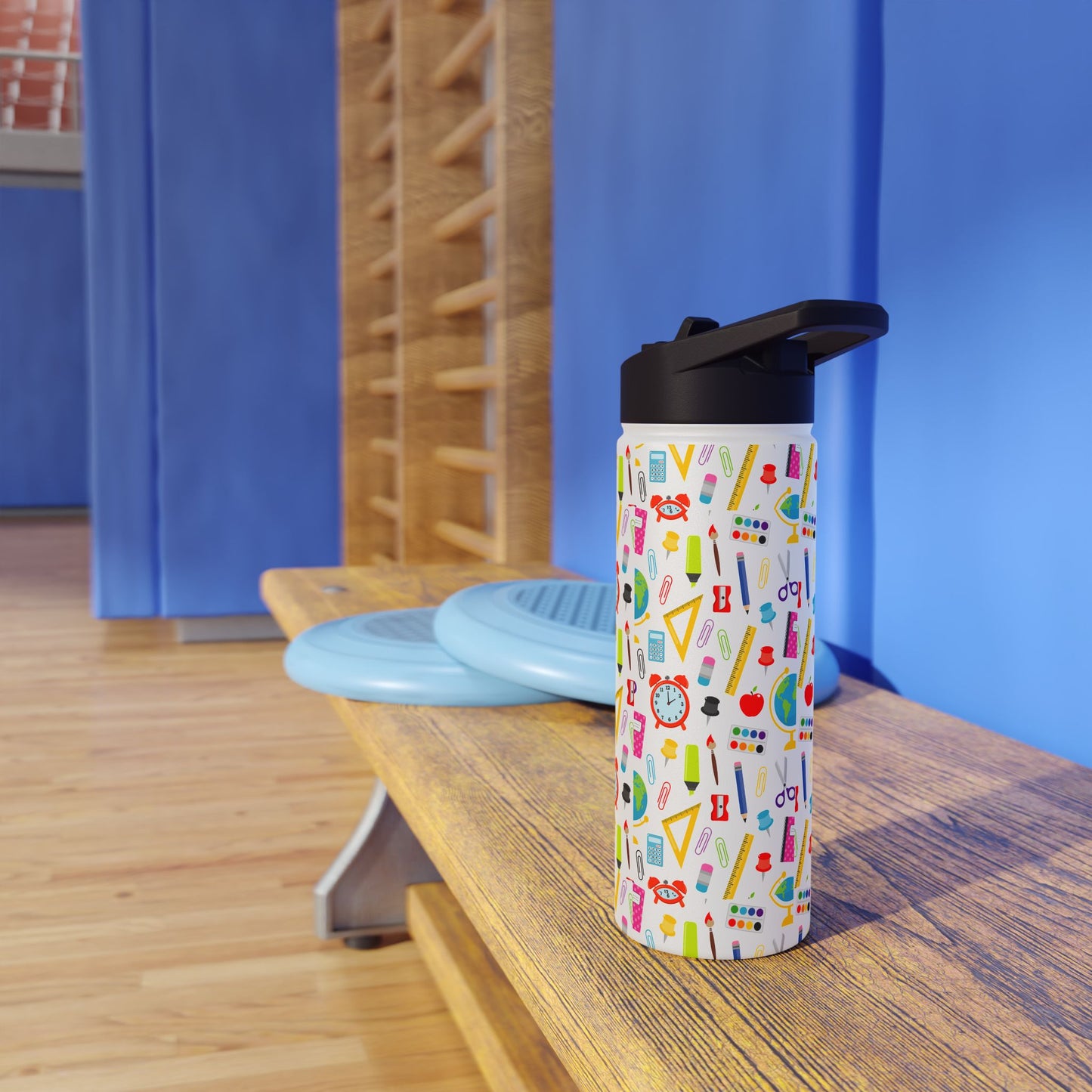 Back-to-School Stainless Steel Water Bottle – School Supplies Design | 12oz 18oz 32oz