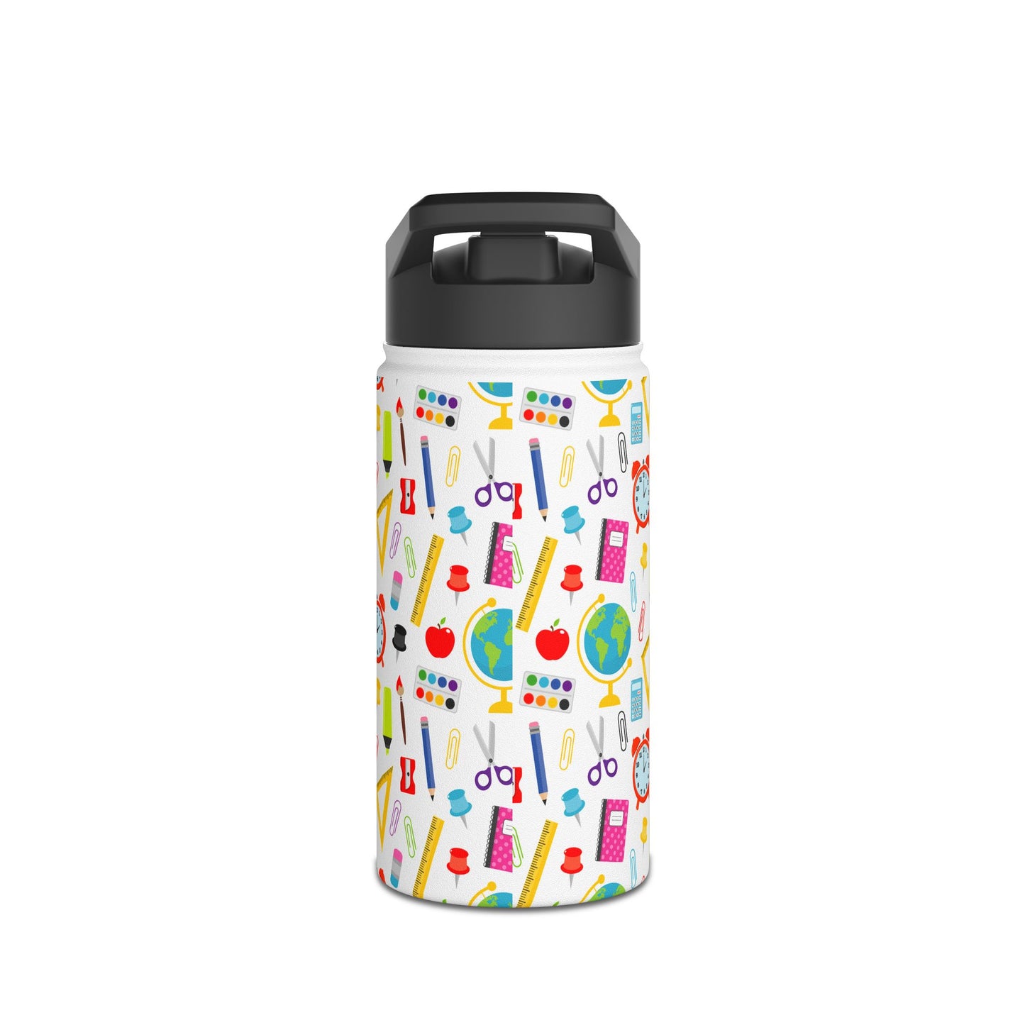 Back-to-School Stainless Steel Water Bottle – School Supplies Design | 12oz 18oz 32oz