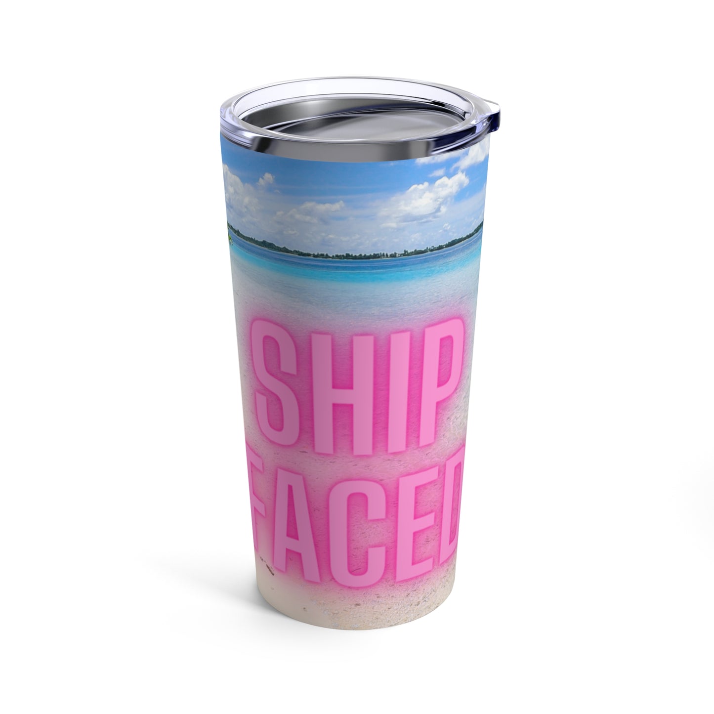 Hilarious Tropical-Themed Tumbler β Get 'Ship Faced' on Your Next Girls Trip!