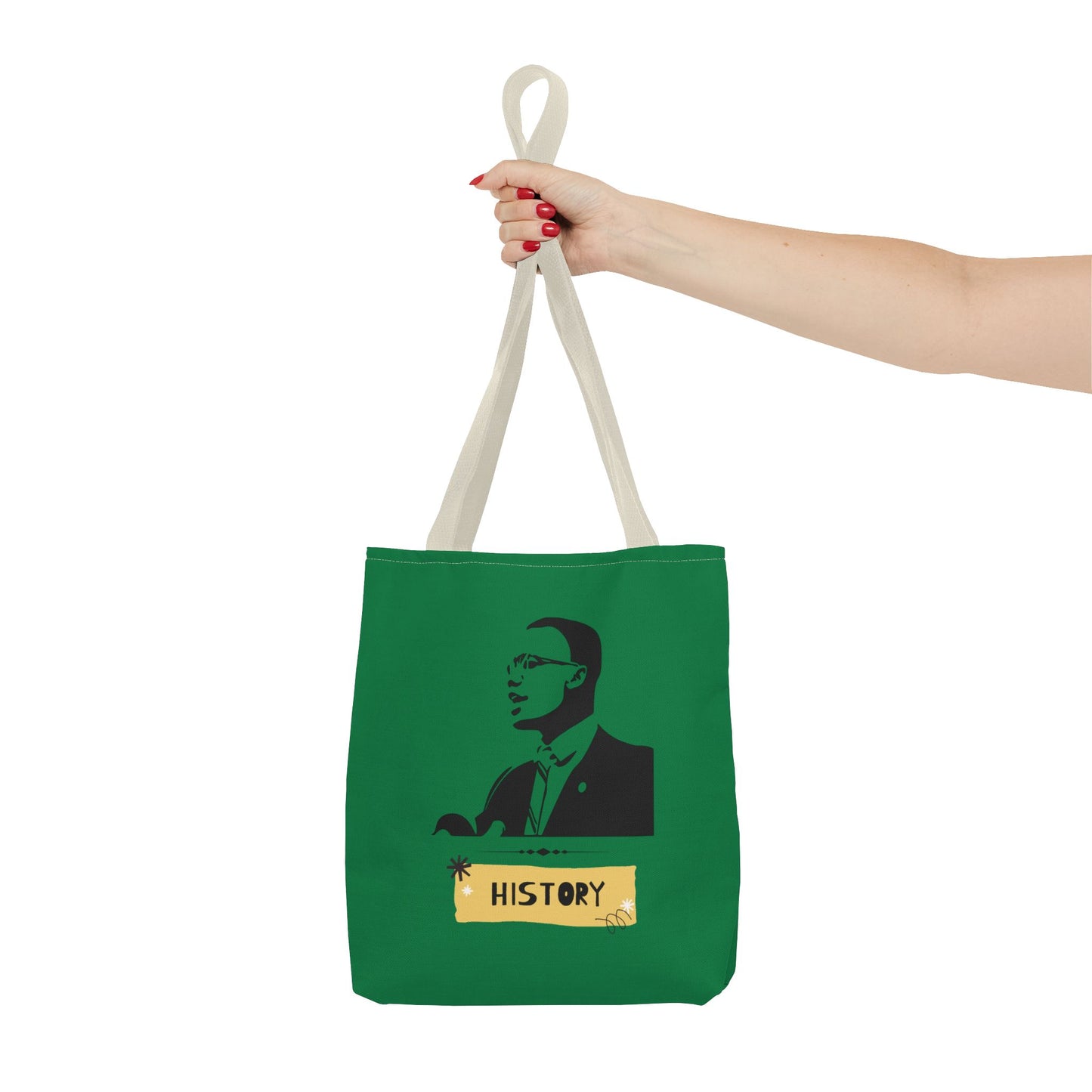Black History Month Tote Bag Stylish and Durable Carryall - Green