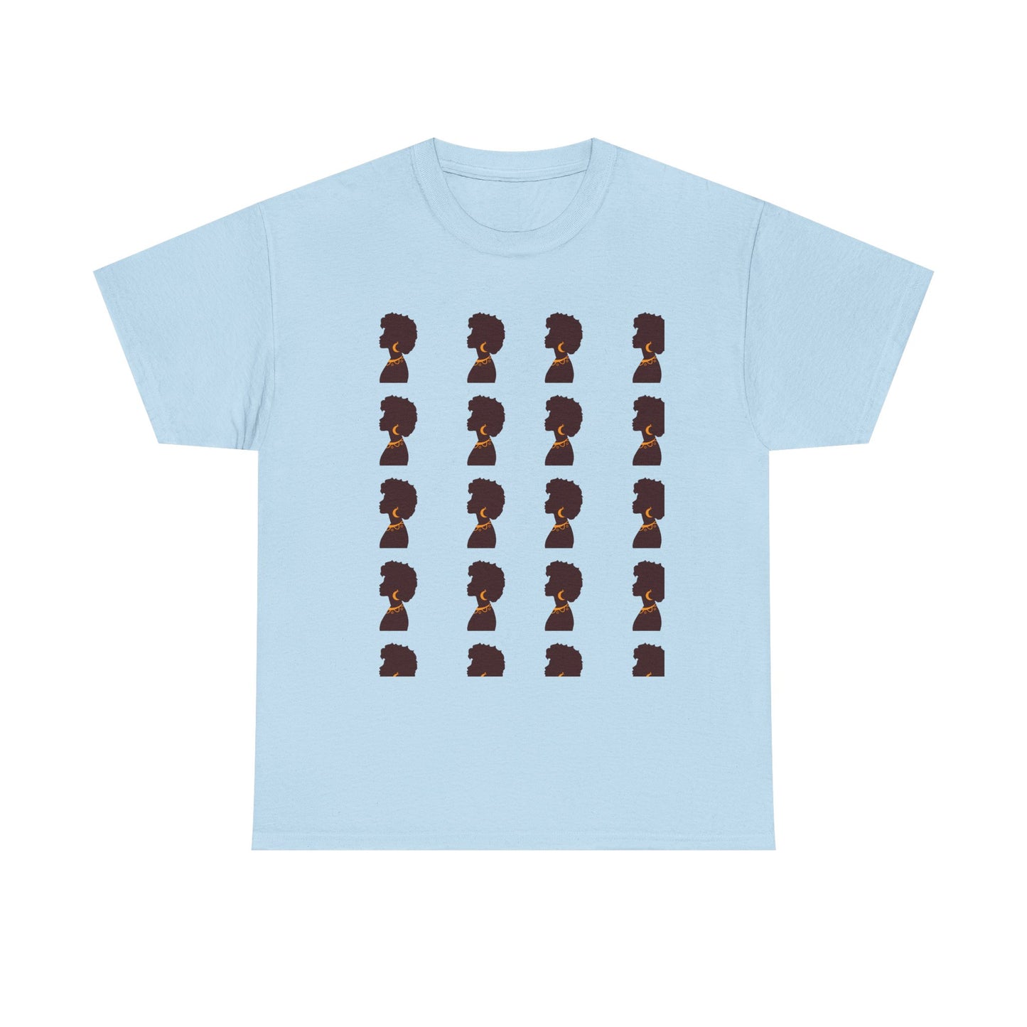 Empowered Silhouette Unisex Heavy Cotton T-Shirt | Celebrate Black Excellence