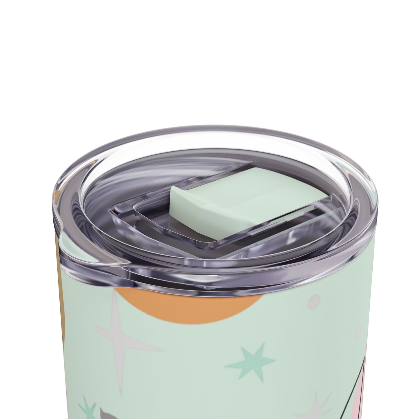 20oz Skinny Dog Tumbler – Cute Pastel Dog Face Cup with Straw (Hot & Cold Drinks)