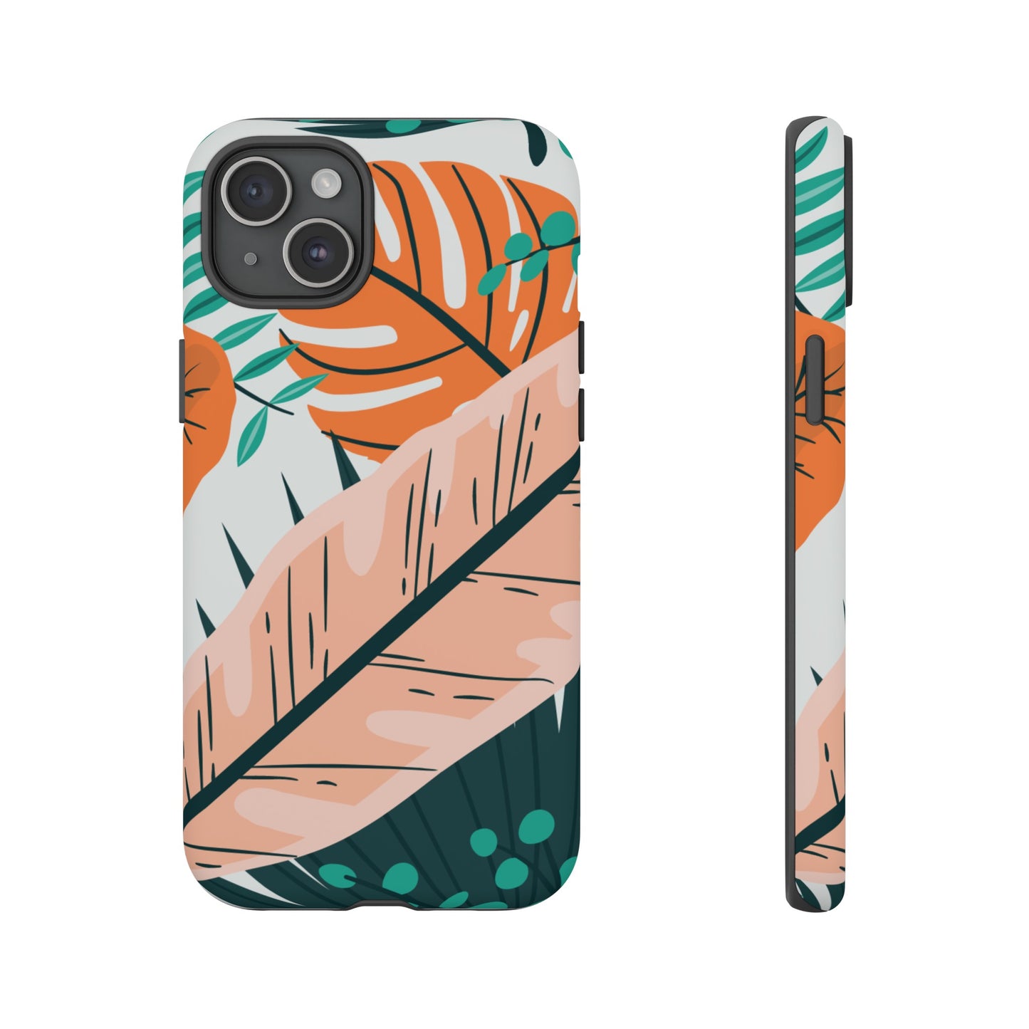 "Vibrant Tropical-Themed Phone Case β Perfect for Summer Adventures! (Fits iPhone 12 to iPhone 15)