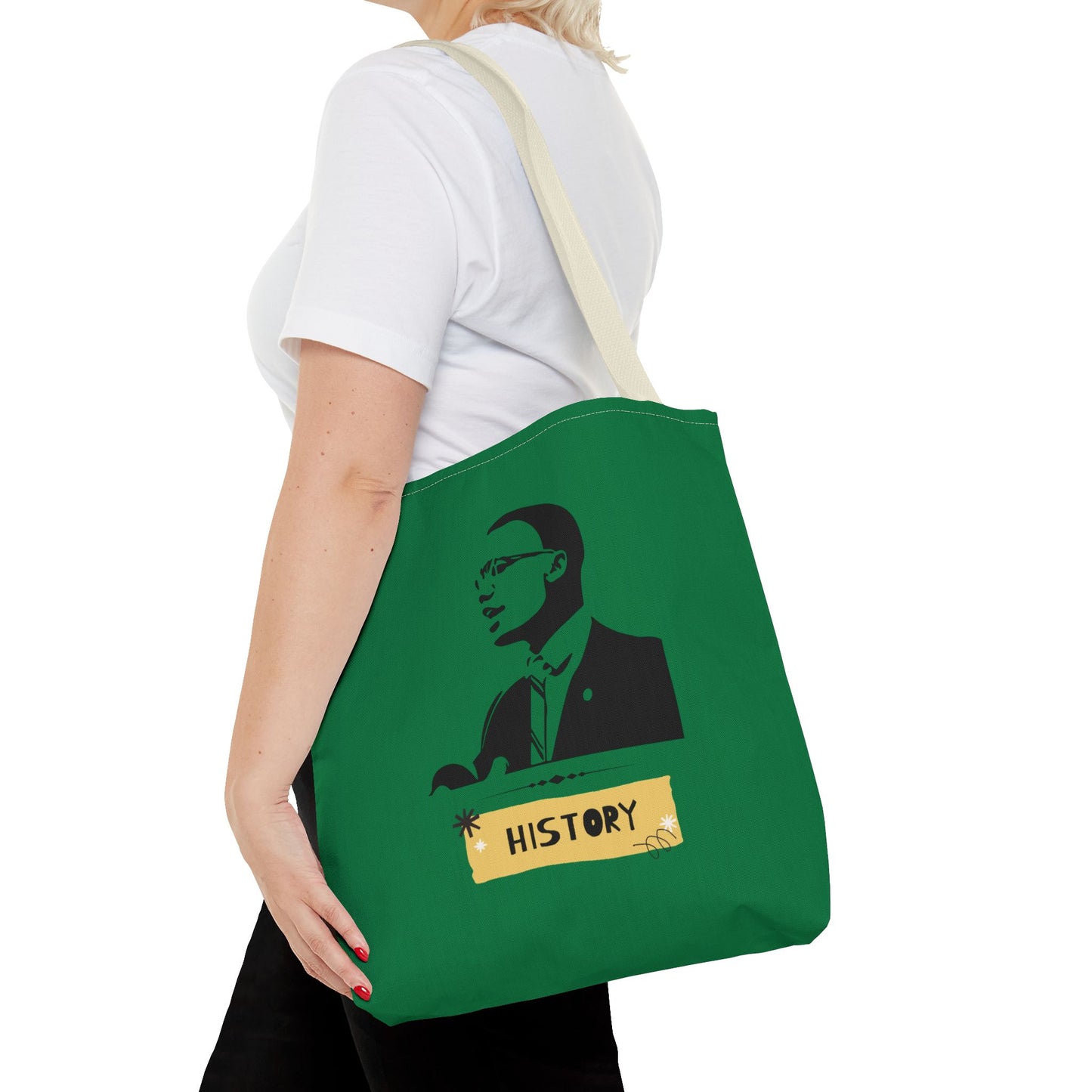 Black History Month Tote Bag Stylish and Durable Carryall - Green