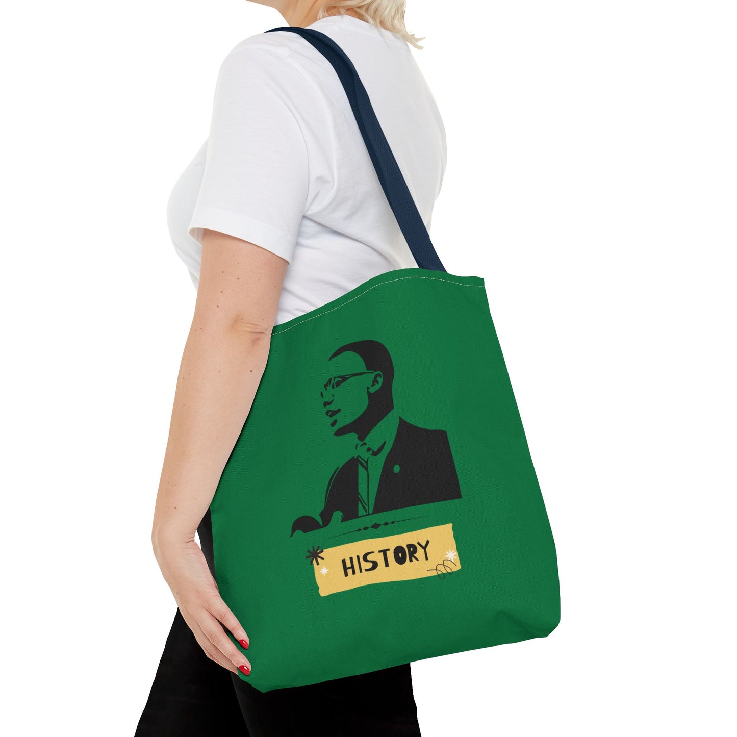 Black History Month Tote Bag Stylish and Durable Carryall - Green