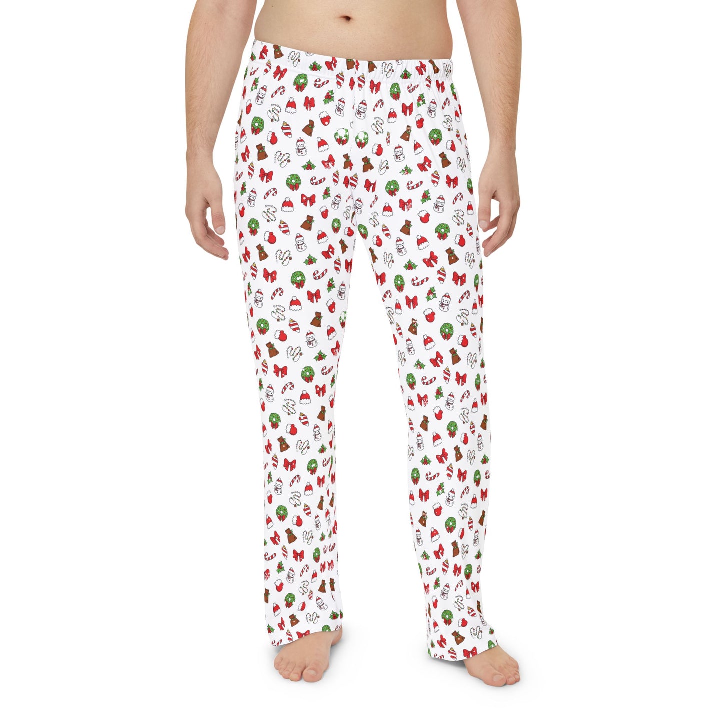 Men's Christmas Pajama Pants - Matching Family Holiday Loungewear - Cozy Festive Sleepwear for Him