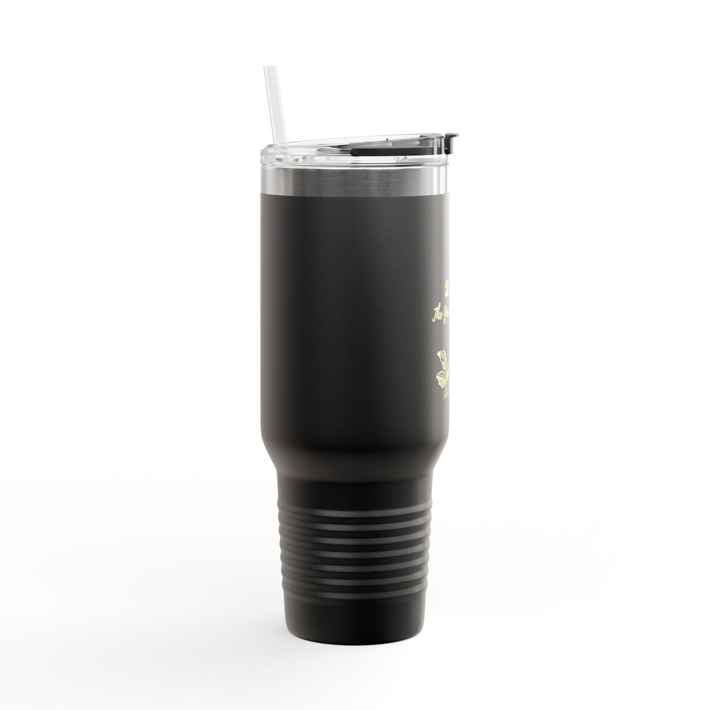 2025 Year of Strength Insulated Travel Mug Motivational Stainless-Stee Tumbler Hot and Cold Drinks 40oz Double Wall Thermos