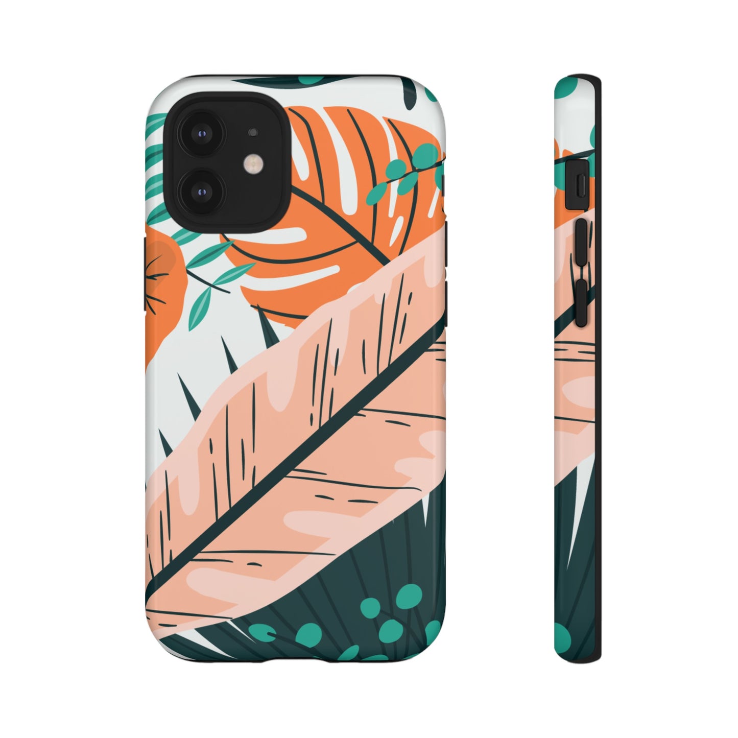 "Vibrant Tropical-Themed Phone Case β Perfect for Summer Adventures! (Fits iPhone 12 to iPhone 15)