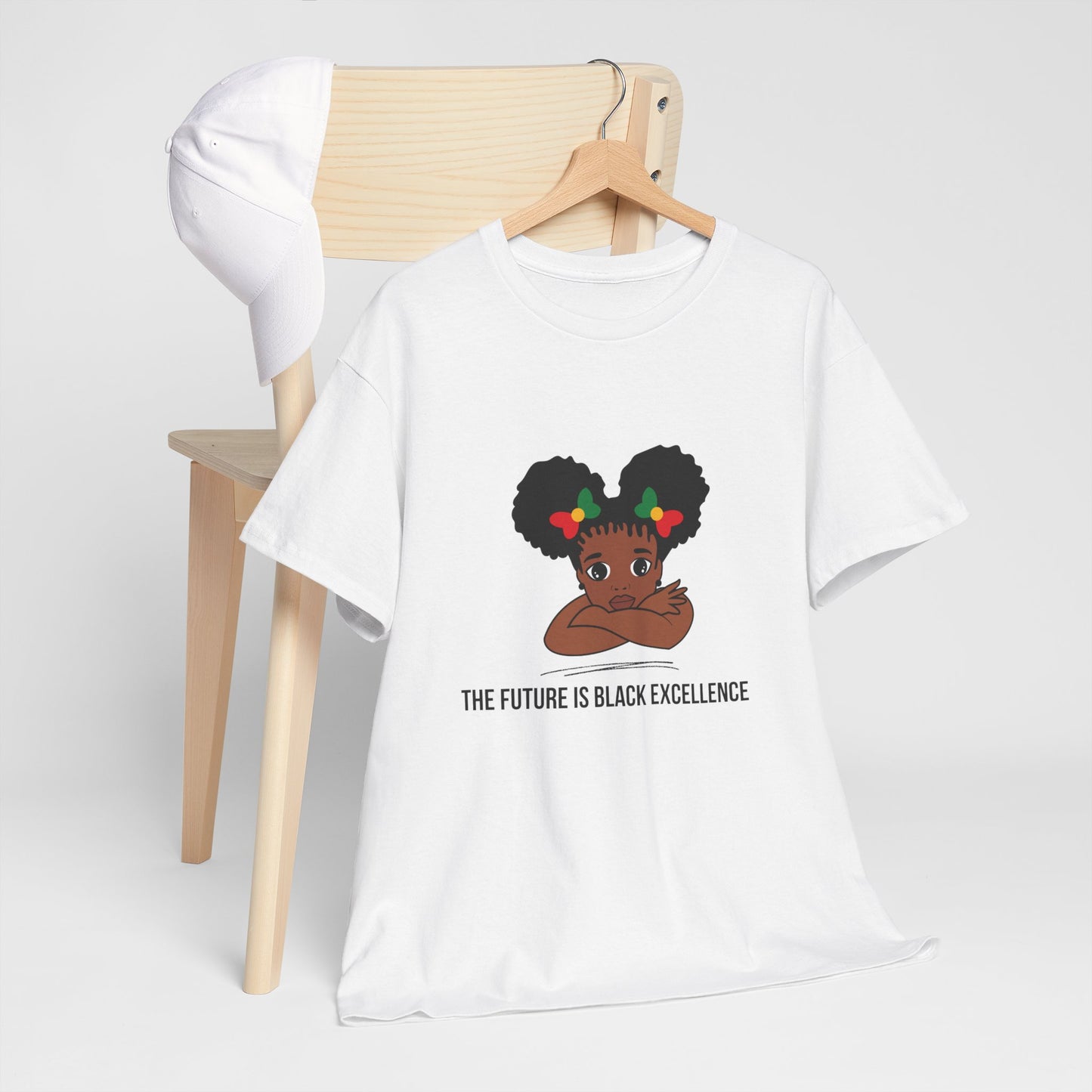 The Future Is Black Excellence T-Shirt Unisex Heavy Cotton Tee | Empowerment Apparel | Black History Month Shirt | Inspirational Black Pride