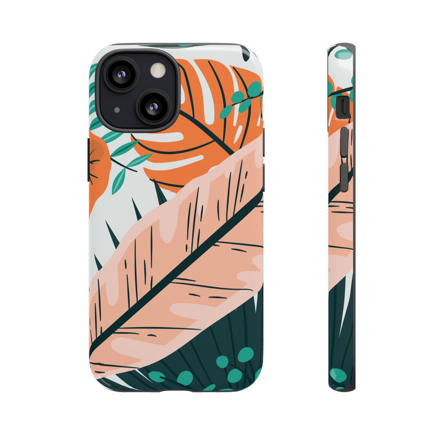 "Vibrant Tropical-Themed Phone Case β Perfect for Summer Adventures! (Fits iPhone 12 to iPhone 15)