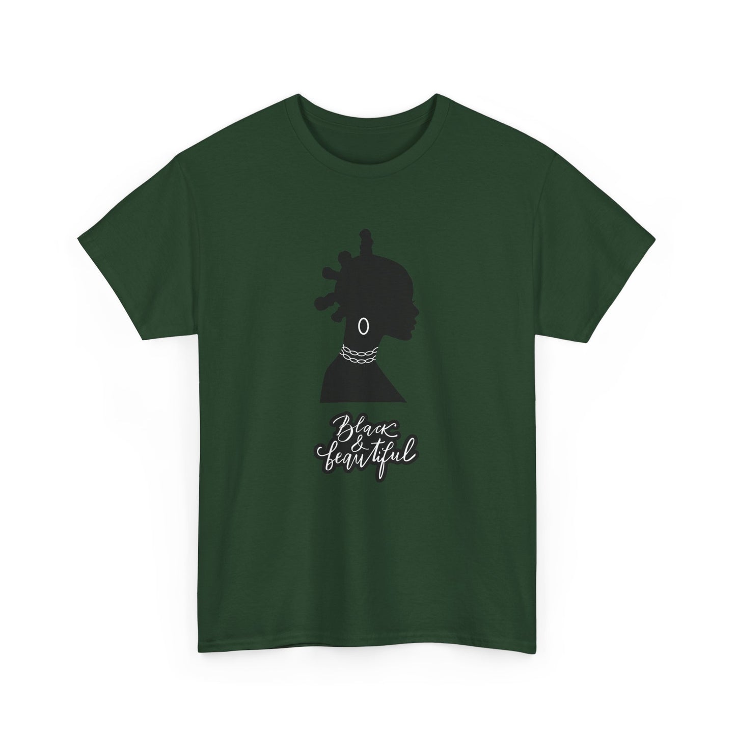 Black Beautiful Silhouette TShirt | Afrocentric Tee | Black History Month Shirt | Black-Owned Business Support | Melanin Magic Tee