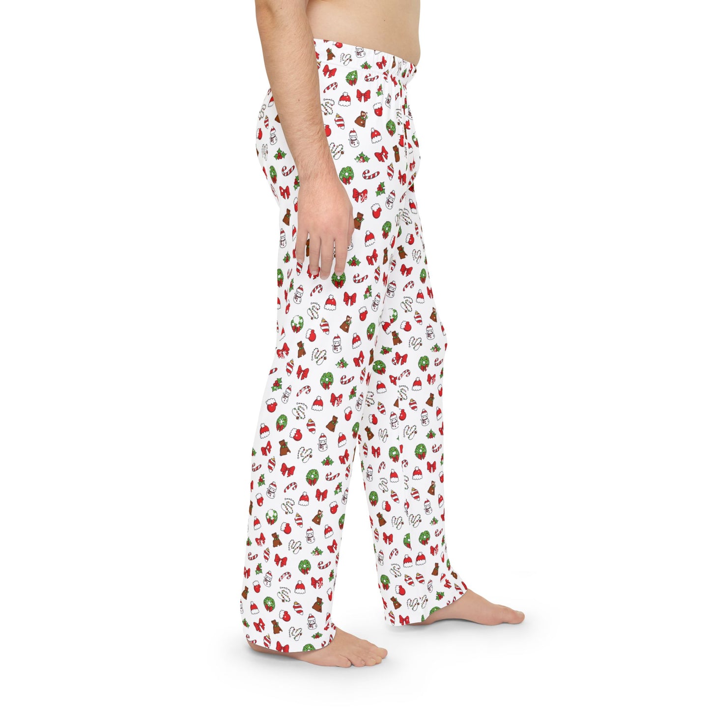 Men's Christmas Pajama Pants - Matching Family Holiday Loungewear - Cozy Festive Sleepwear for Him