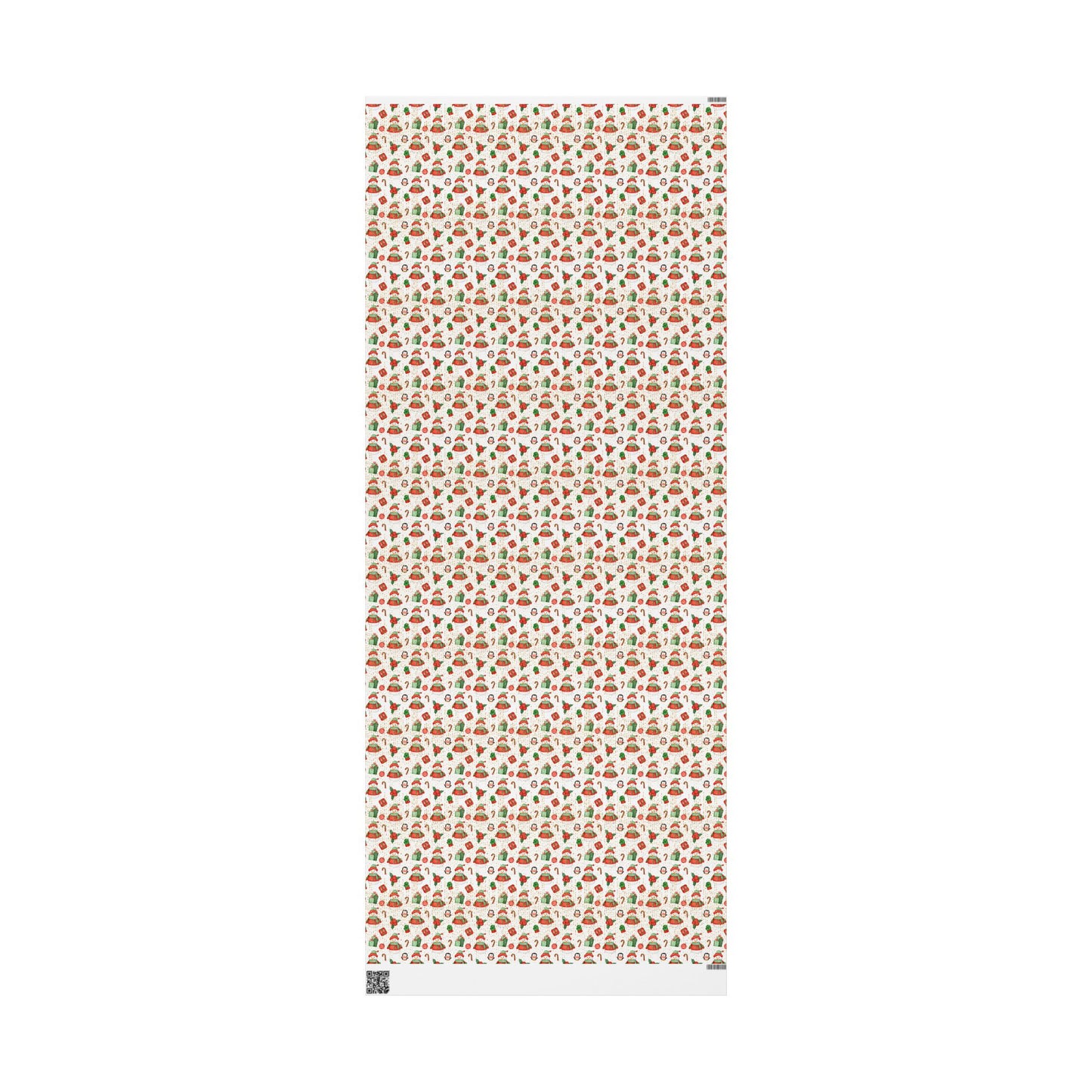 Playful Snowman Christmas Wrapping Paper : Holiday Gift Wrap with Penguins, Candy Canes, and Festive Decor