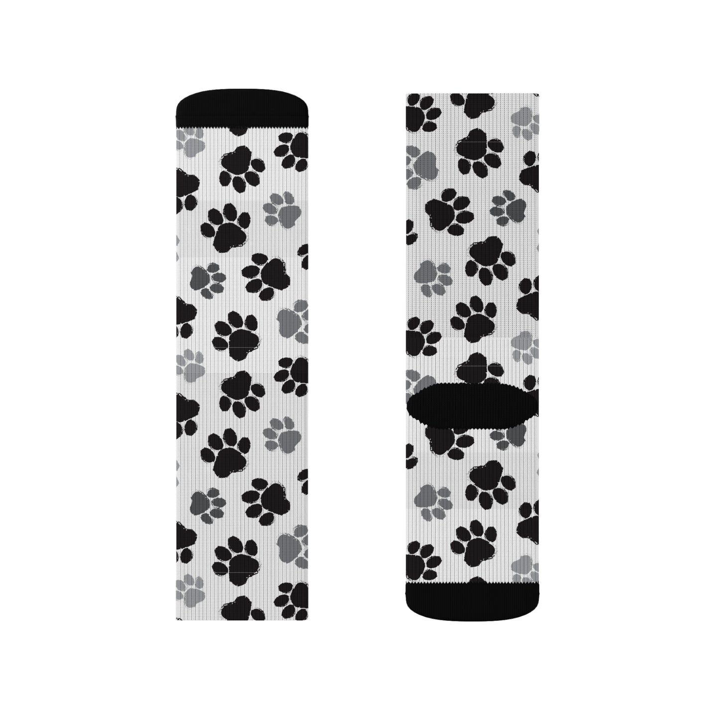 Dog Paw Print Socks – Comfy, Stylish & Fun for Pet Lovers (3 Sizes)