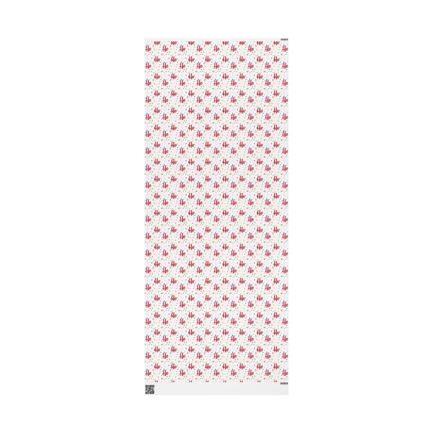Ho Ho Ho Christmas Wrapping Paper : Festive Gift Wrap with Cute Holiday Icons, Perfect for Christmas Gifts & DIY Crafting