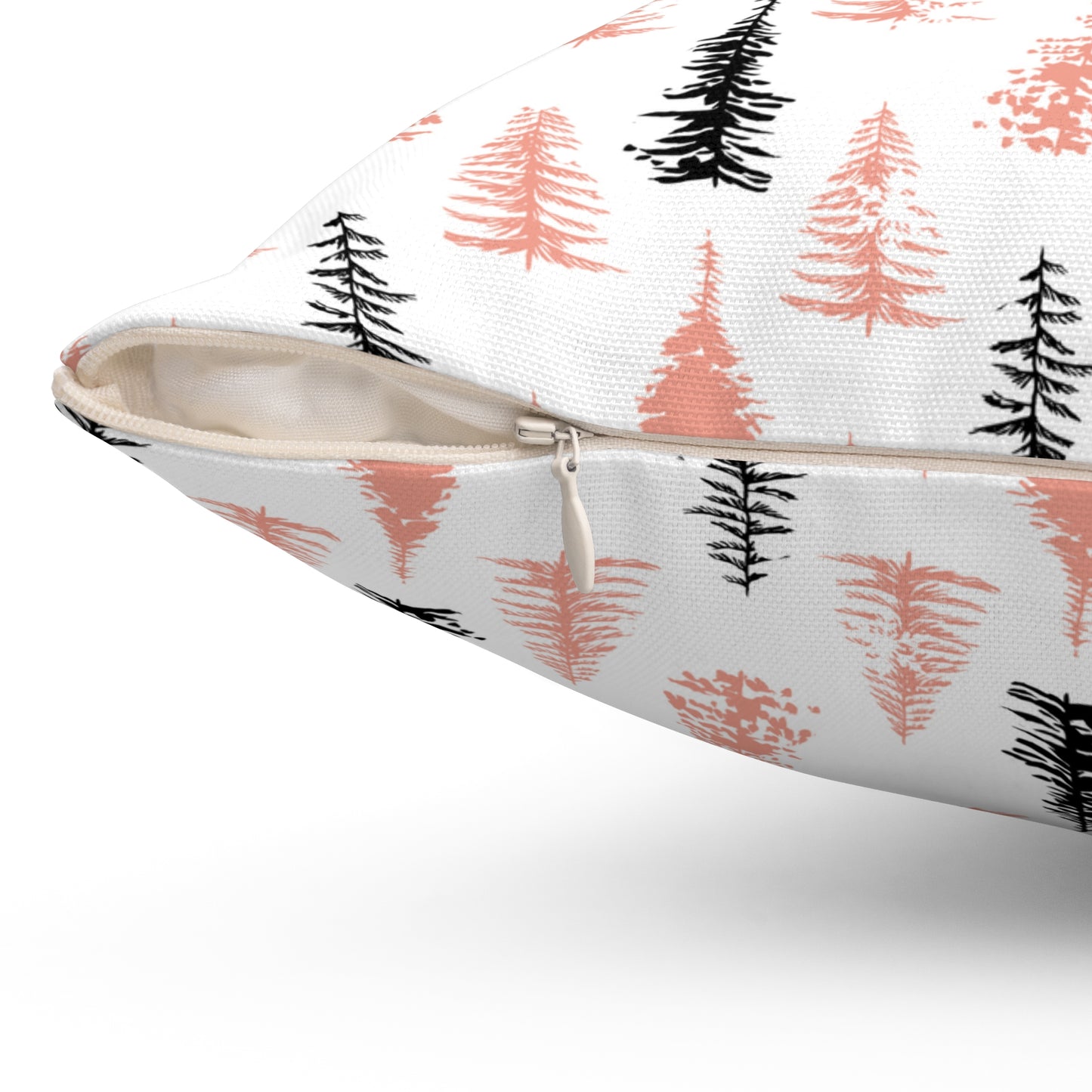 Minimalist Christmas Tree Throw Pillow - Modern Holiday Home Decor - Cozy Winter Accent Cushion