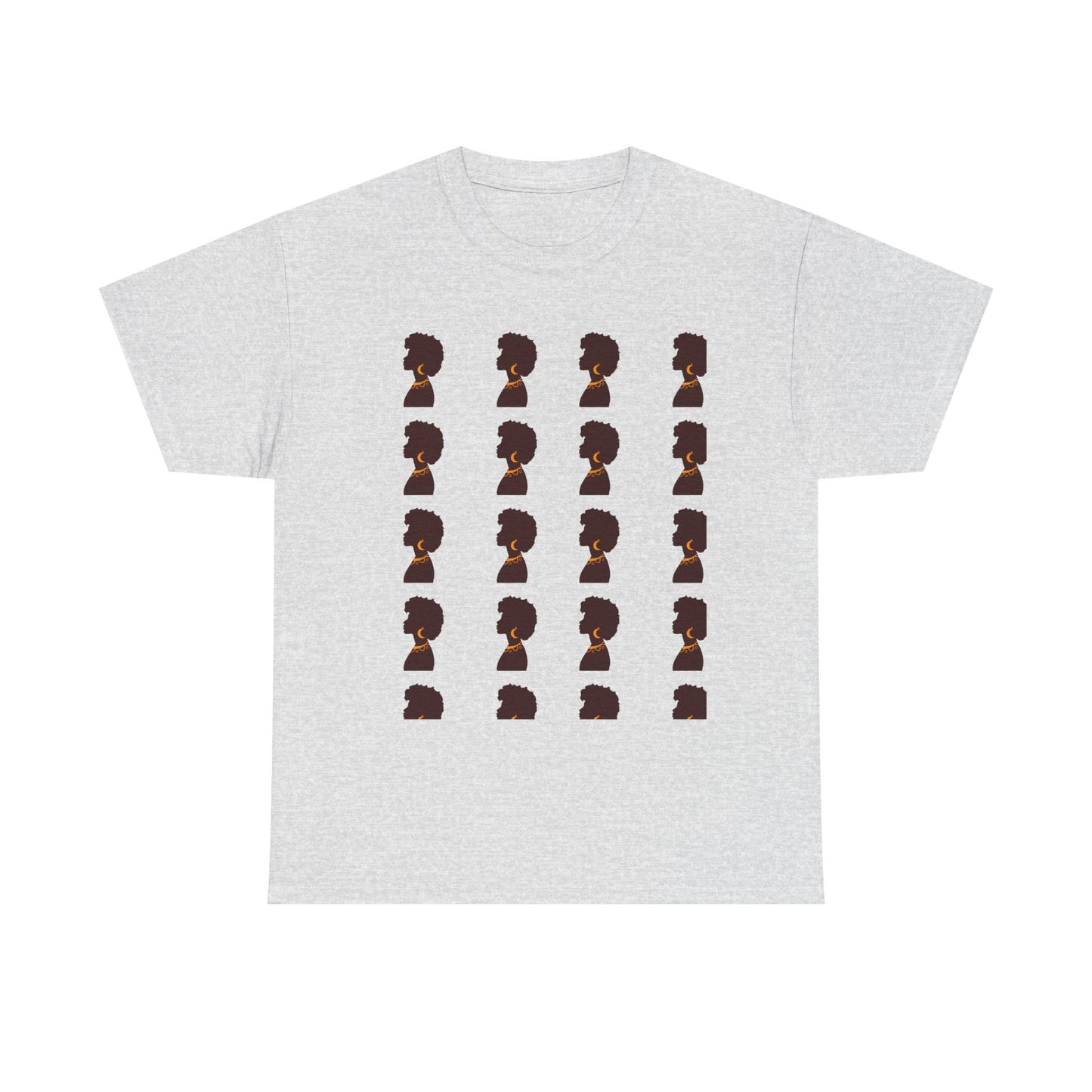 Empowered Silhouette Unisex Heavy Cotton T-Shirt | Celebrate Black Excellence
