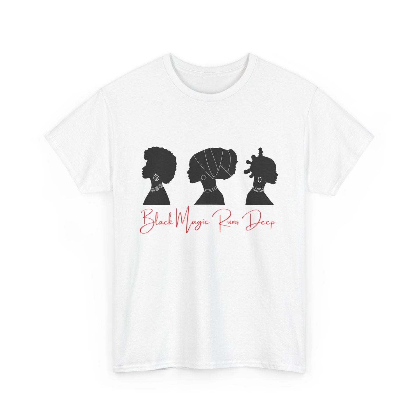 Black Magic Runs Deep Unisex Heavy Cotton T-Shirt | Empowerment Apparel