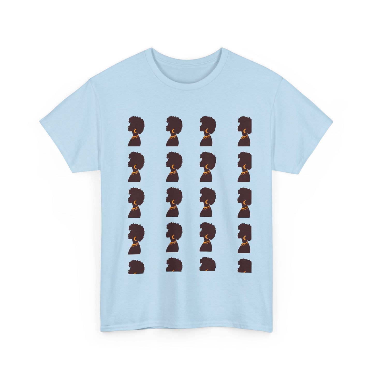 Empowered Silhouette Unisex Heavy Cotton T-Shirt | Celebrate Black Excellence