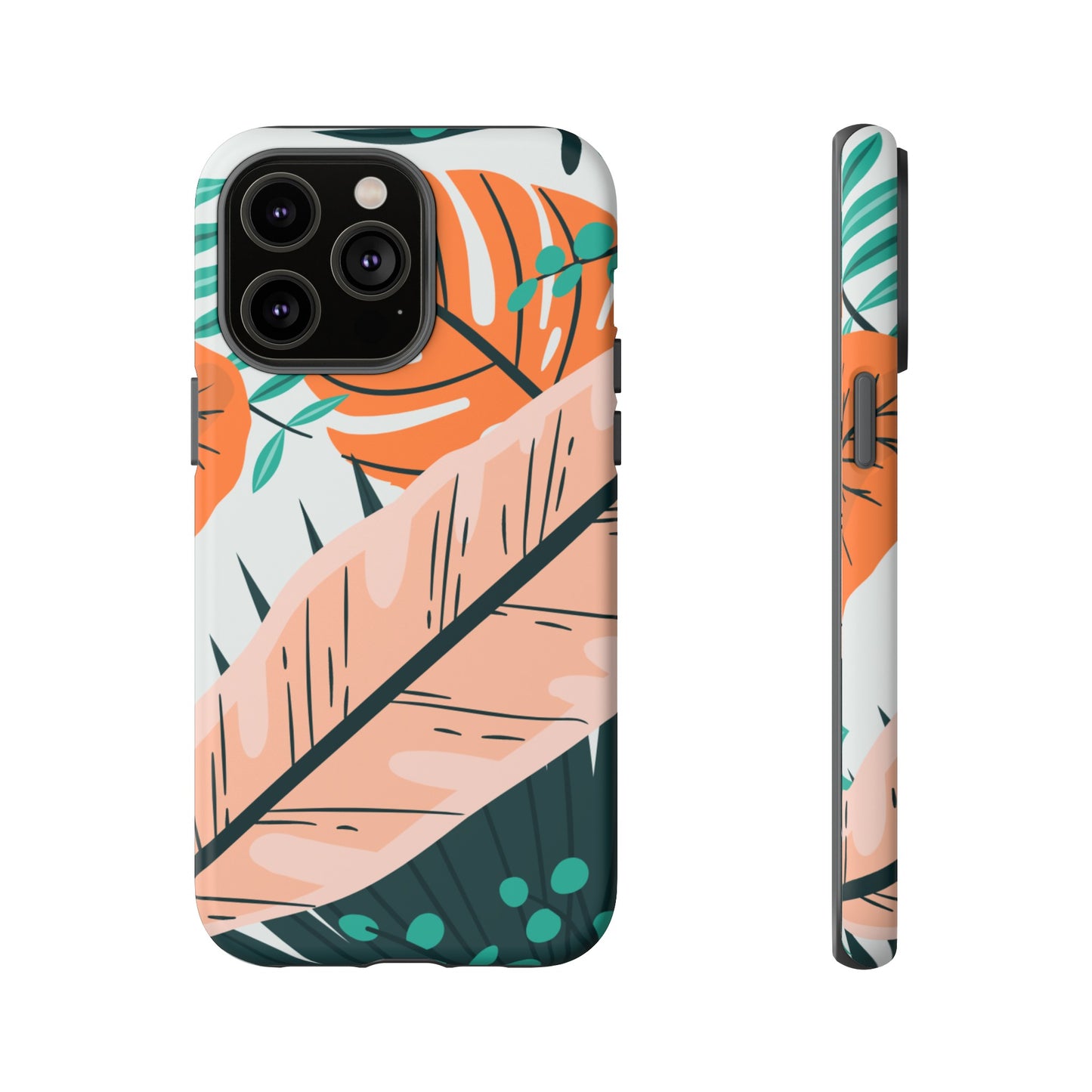 "Vibrant Tropical-Themed Phone Case β Perfect for Summer Adventures! (Fits iPhone 12 to iPhone 15)
