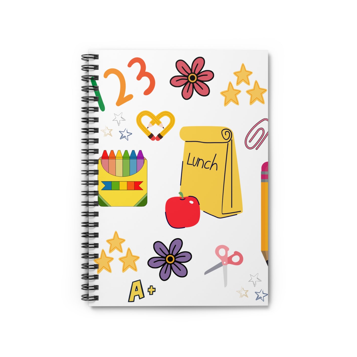 Lunchbox Love Spiral Notebook – Cute School Supplies Journal for Moms, Teachers, & Students | 6x8 Ruled Back-to-School Notebook