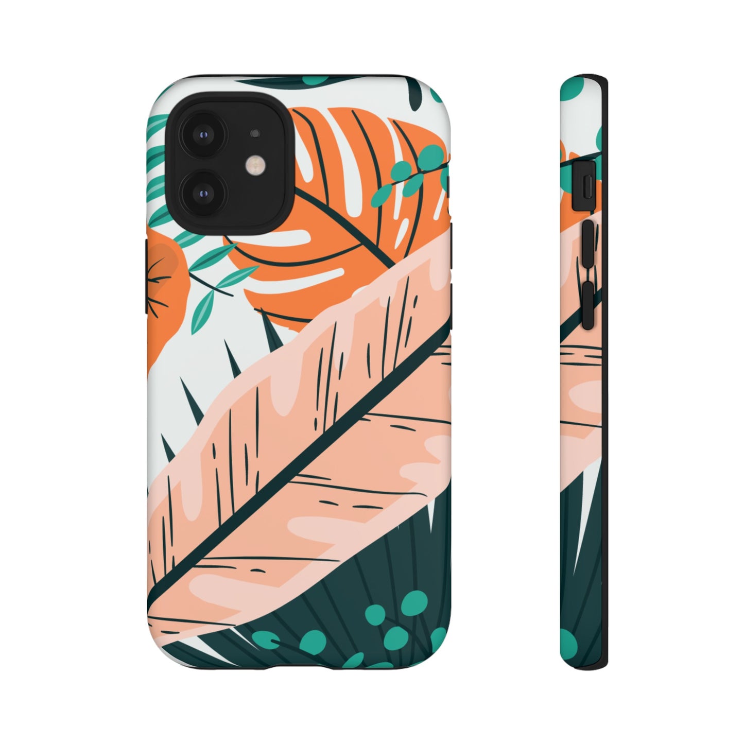 "Vibrant Tropical-Themed Phone Case β Perfect for Summer Adventures! (Fits iPhone 12 to iPhone 15)