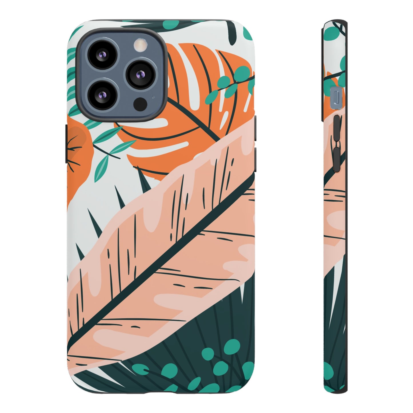 "Vibrant Tropical-Themed Phone Case β Perfect for Summer Adventures! (Fits iPhone 12 to iPhone 15)