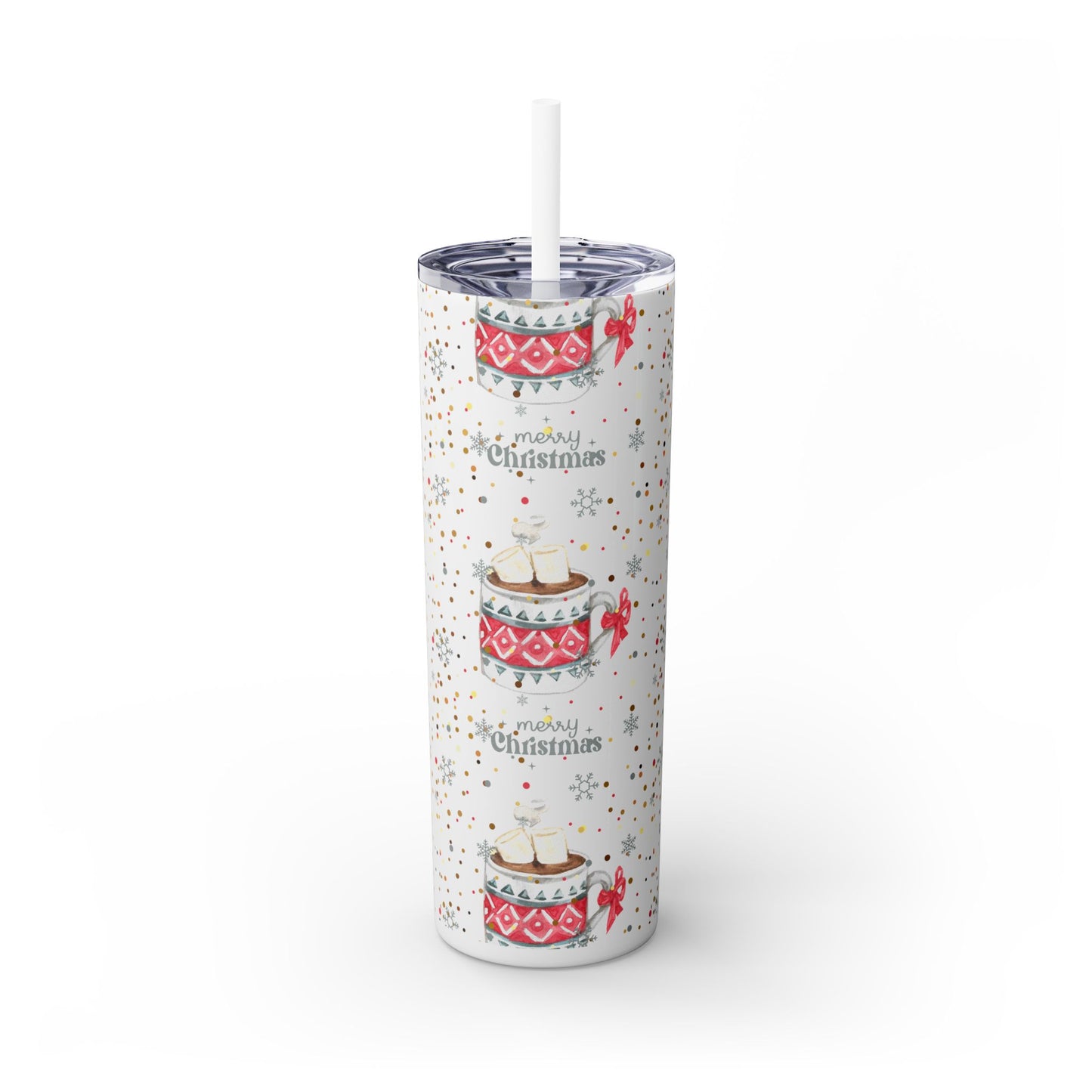 Christmas Skinny Tumblers 20oz | Insulated Holiday Drinkware