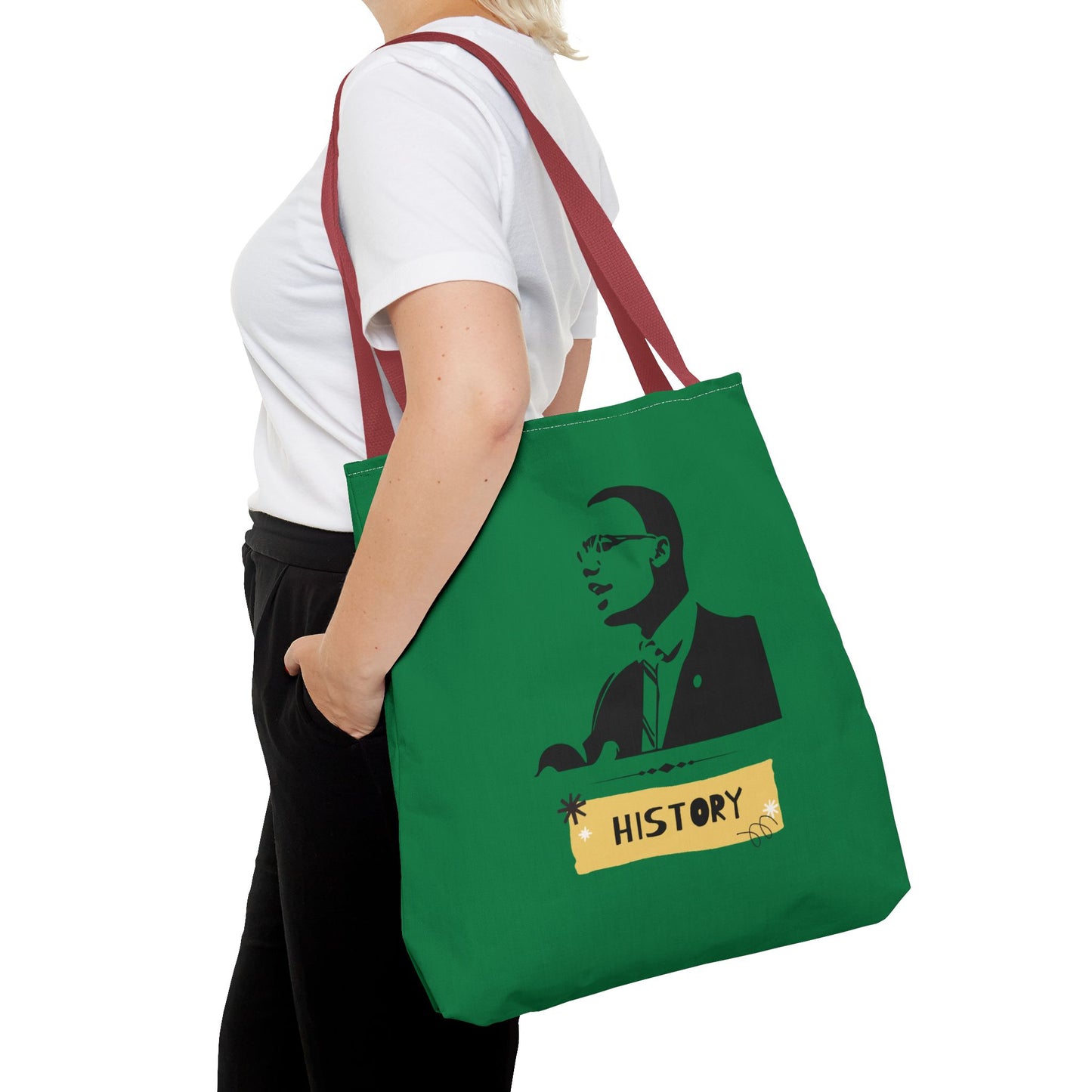 Black History Month Tote Bag Stylish and Durable Carryall - Green