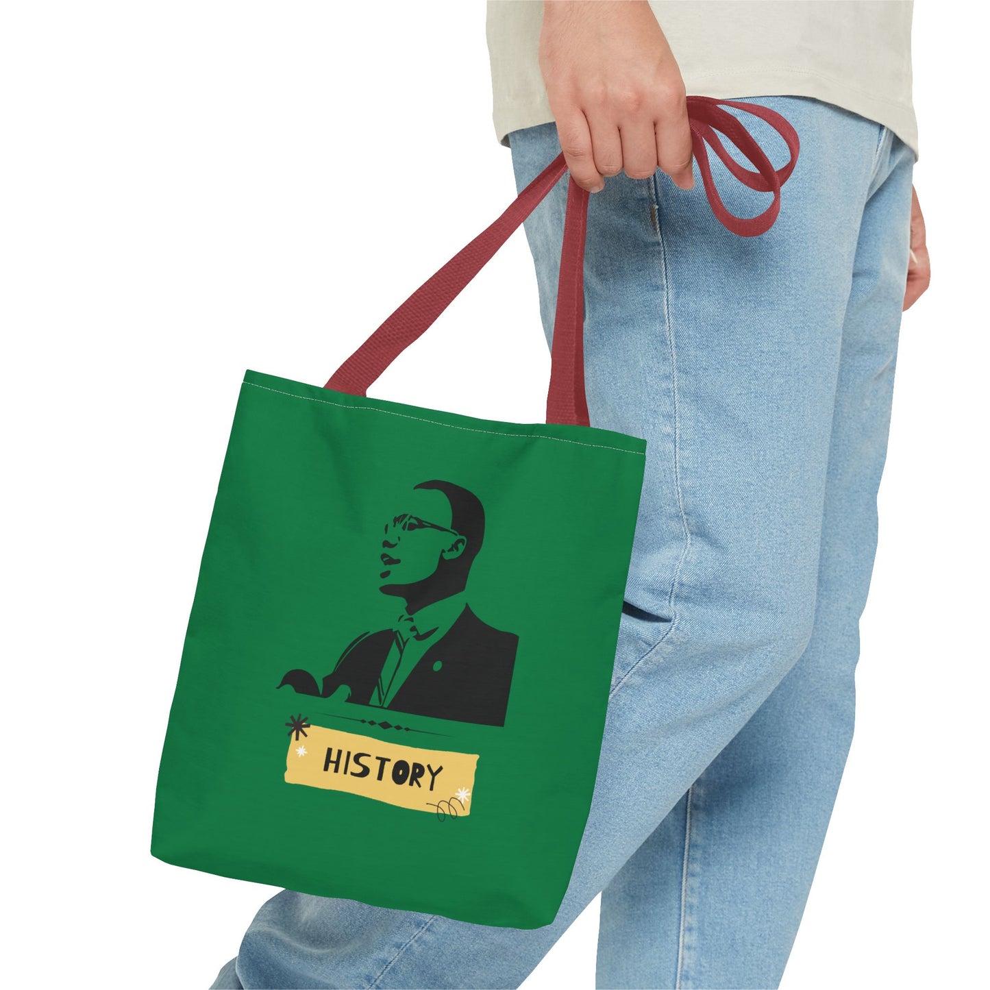 Black History Month Tote Bag Stylish and Durable Carryall - Green