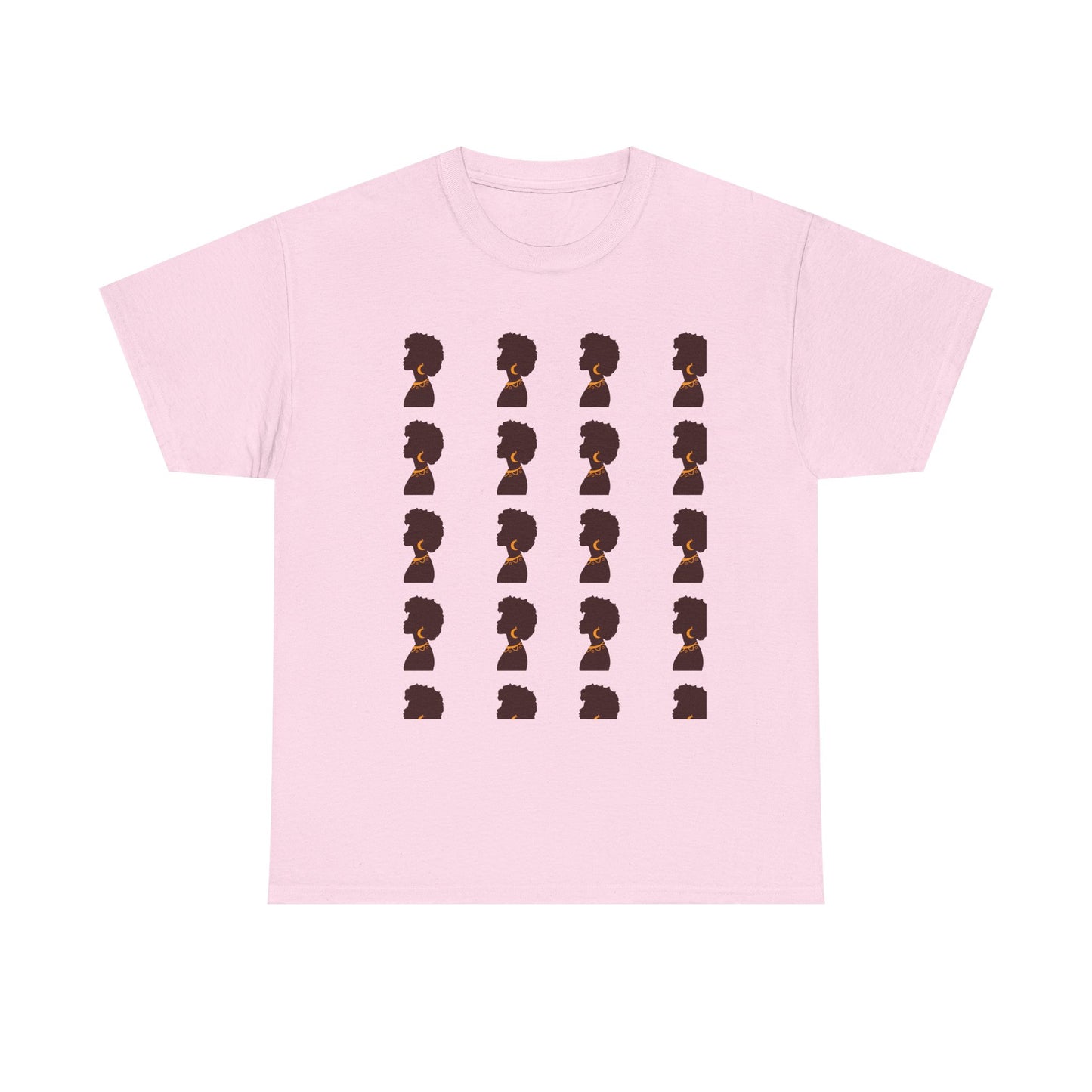 Empowered Silhouette Unisex Heavy Cotton T-Shirt | Celebrate Black Excellence
