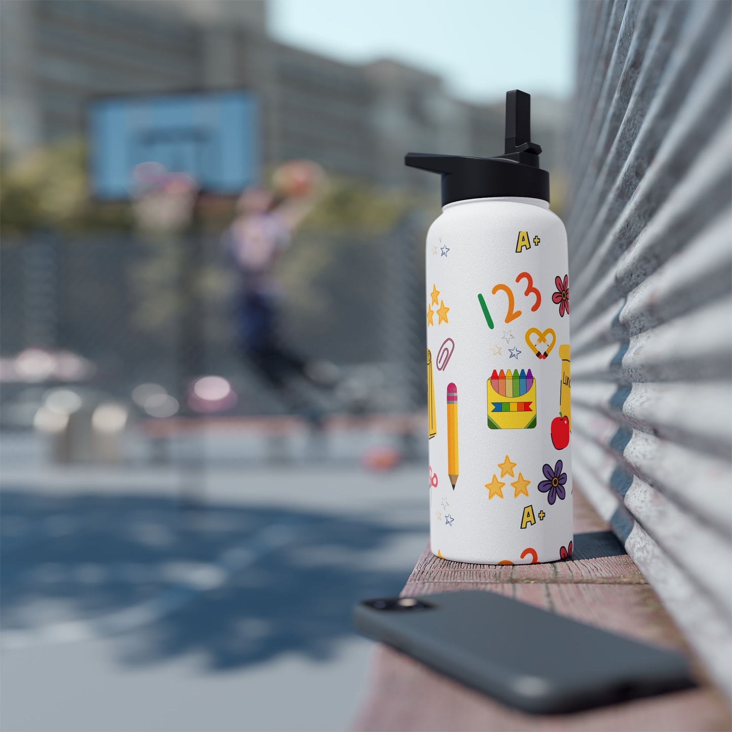 Back-to-School Stainless Steel Water Bottle | BPA-Free Insulated Kids & Teacher Gift | Keeps Drinks Hot & Cold | 12oz 18oz 32oz