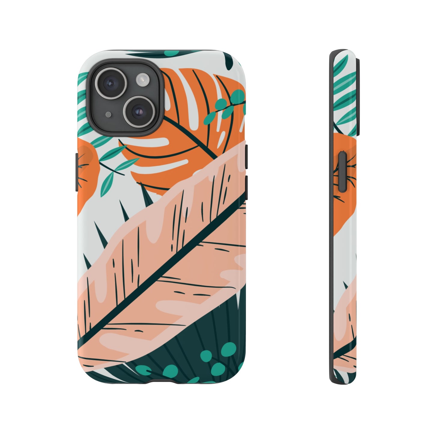 "Vibrant Tropical-Themed Phone Case β Perfect for Summer Adventures! (Fits iPhone 12 to iPhone 15)