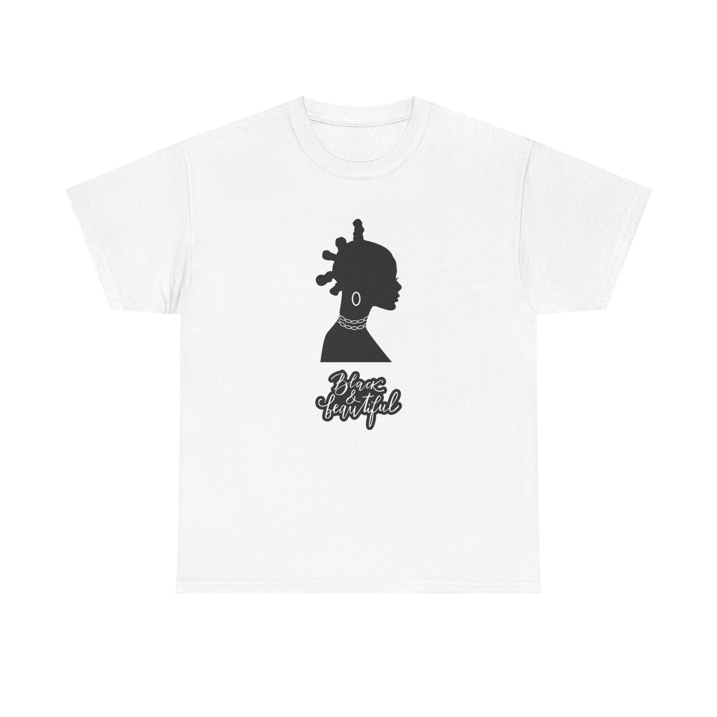 Black Beautiful Silhouette TShirt | Afrocentric Tee | Black History Month Shirt | Black-Owned Business Support | Melanin Magic Tee