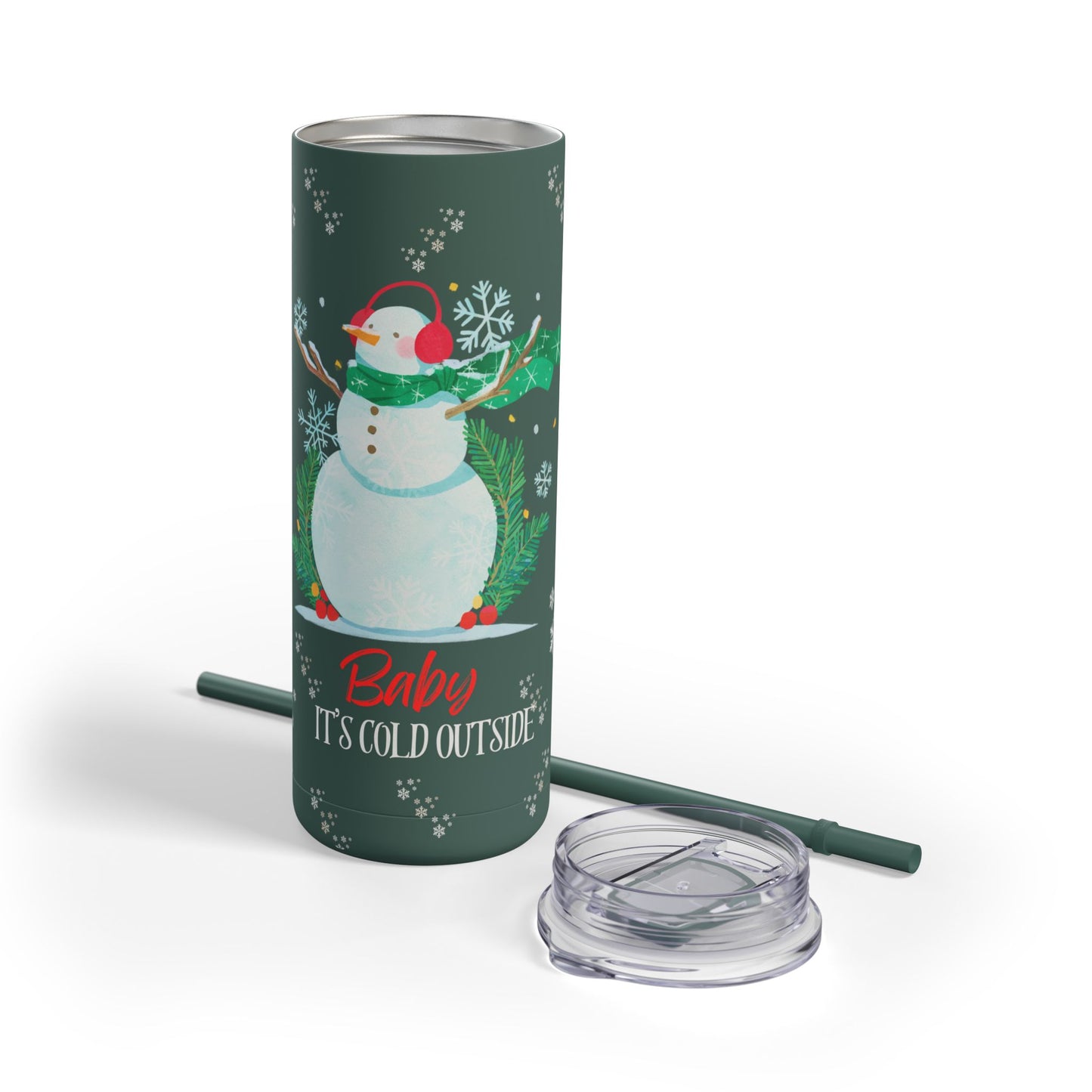 Baby It’s Cold Outside Skinny Tumbler | Festive 20oz Drinkware