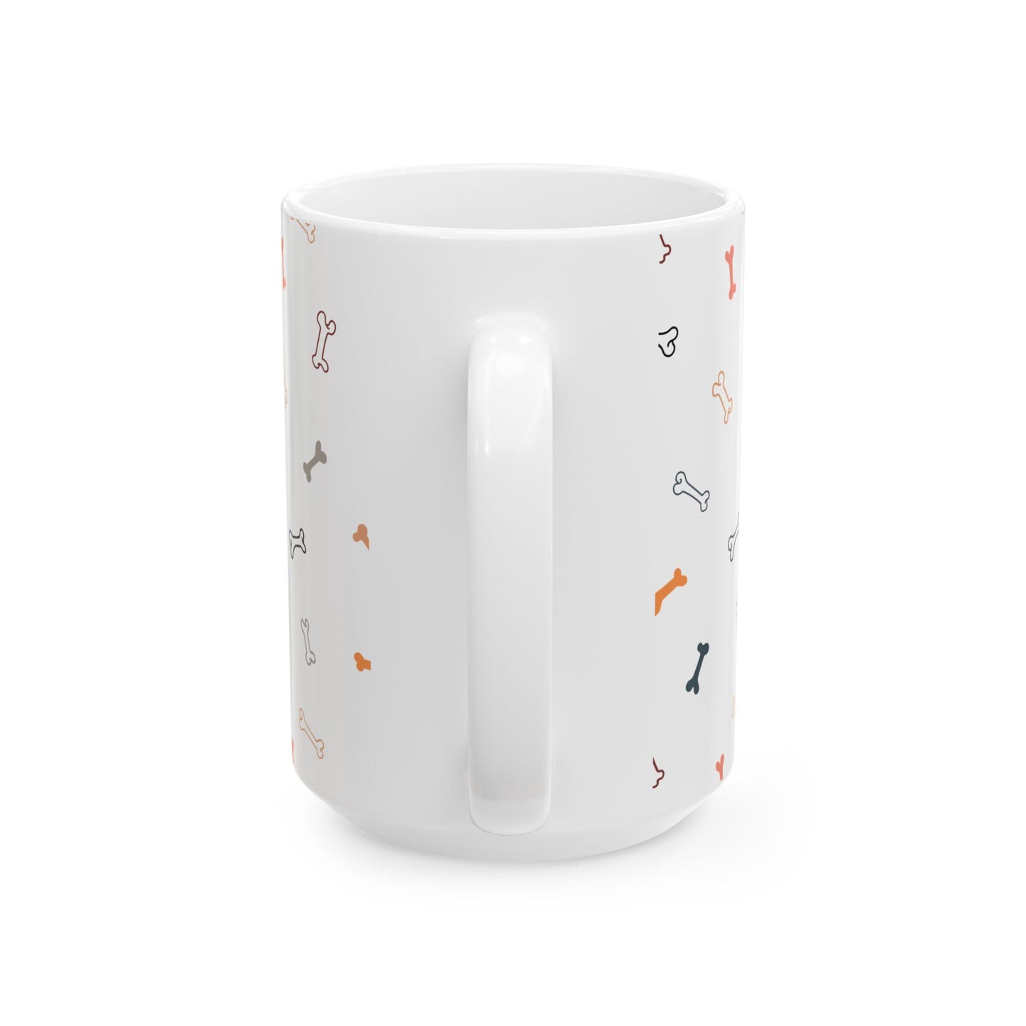 Dog Bone Coffee Mug – Cute Ceramic Pet Lover’s Gift, 11oz & 15oz