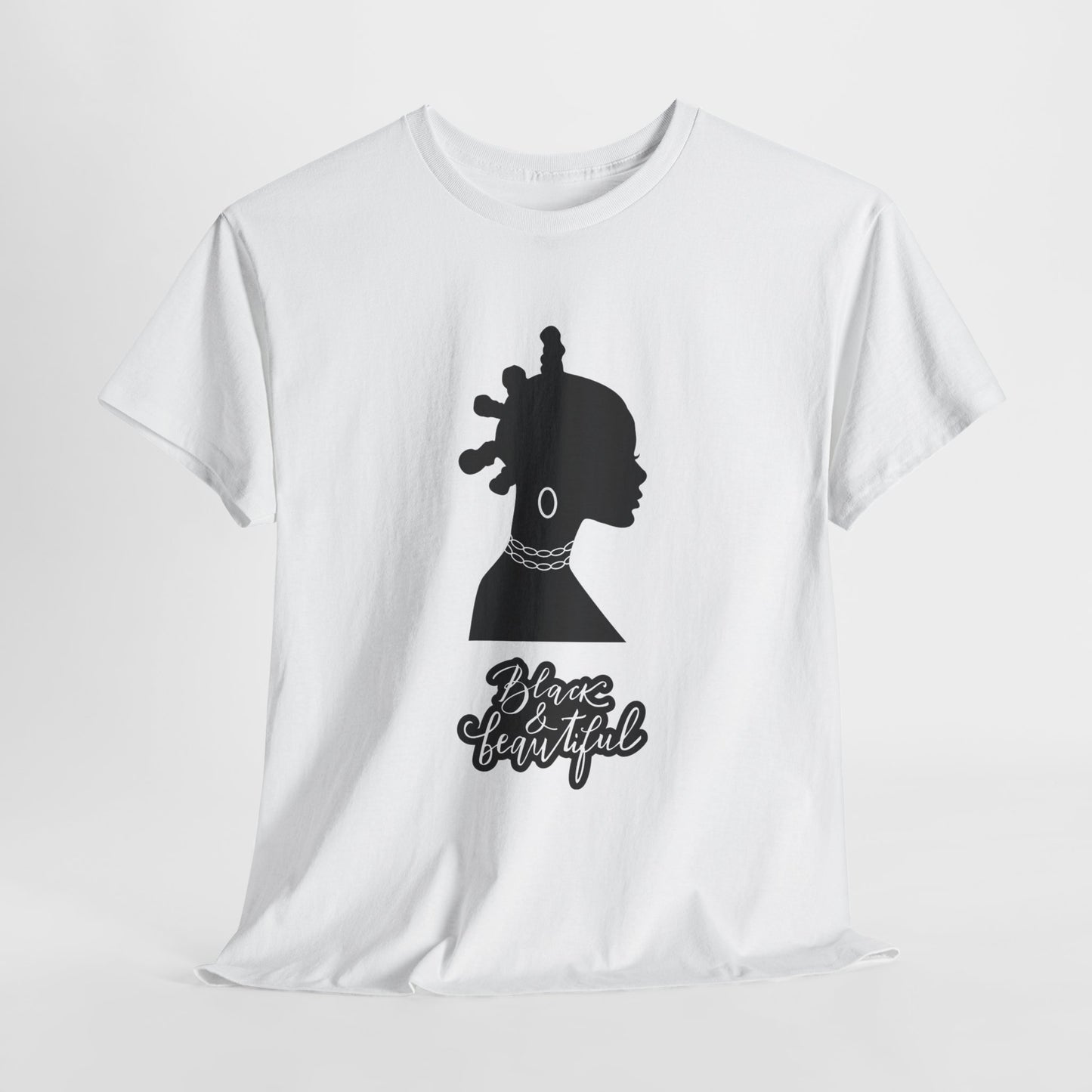 Black Beautiful Silhouette TShirt | Afrocentric Tee | Black History Month Shirt | Black-Owned Business Support | Melanin Magic Tee