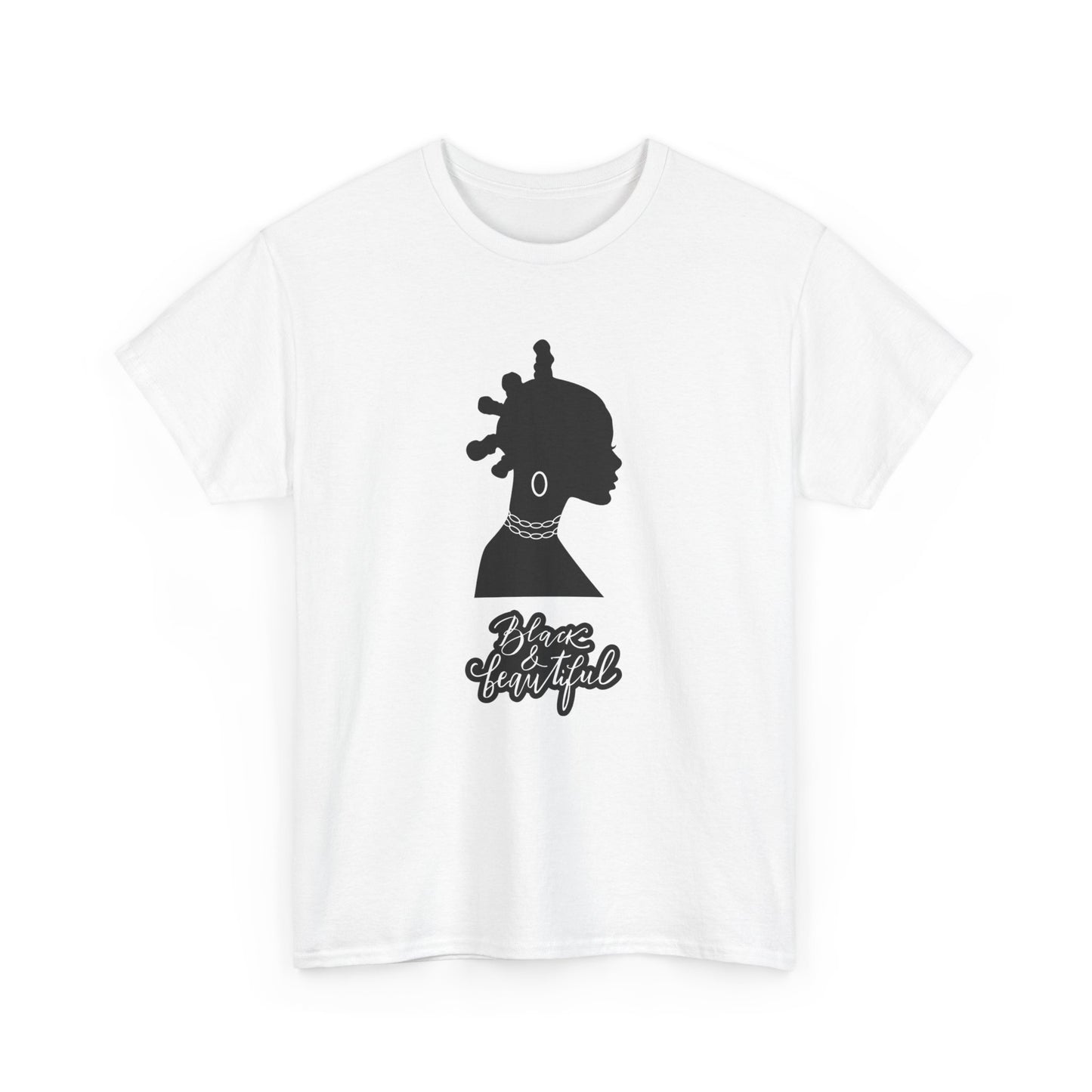 Black Beautiful Silhouette TShirt | Afrocentric Tee | Black History Month Shirt | Black-Owned Business Support | Melanin Magic Tee
