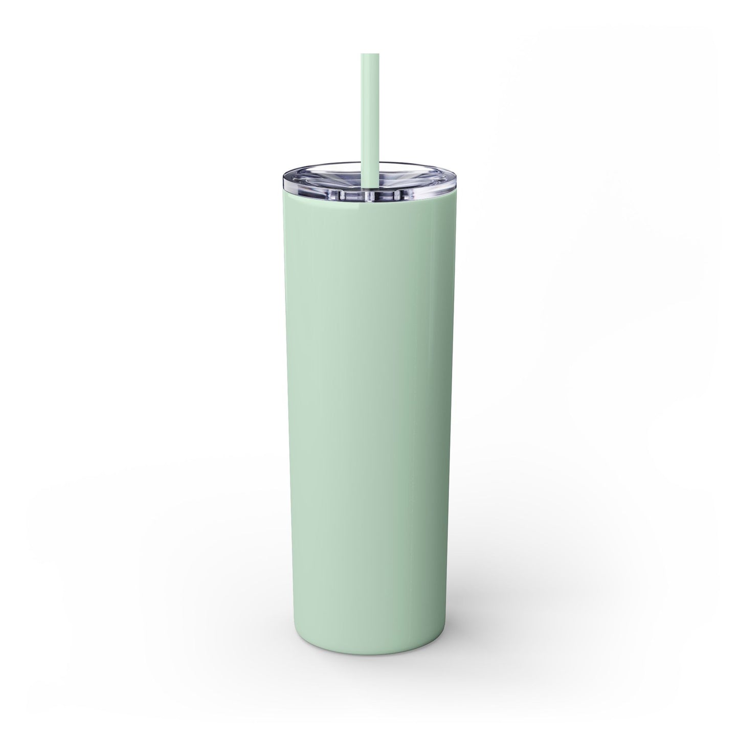 Stay Fresh Stay Focused 20oz Skinny Tumbler | Insulated Travel Mug | Motivational Fitness Tumbler | Hot & Cold Drink Tumbler with Straw | BPA-Free