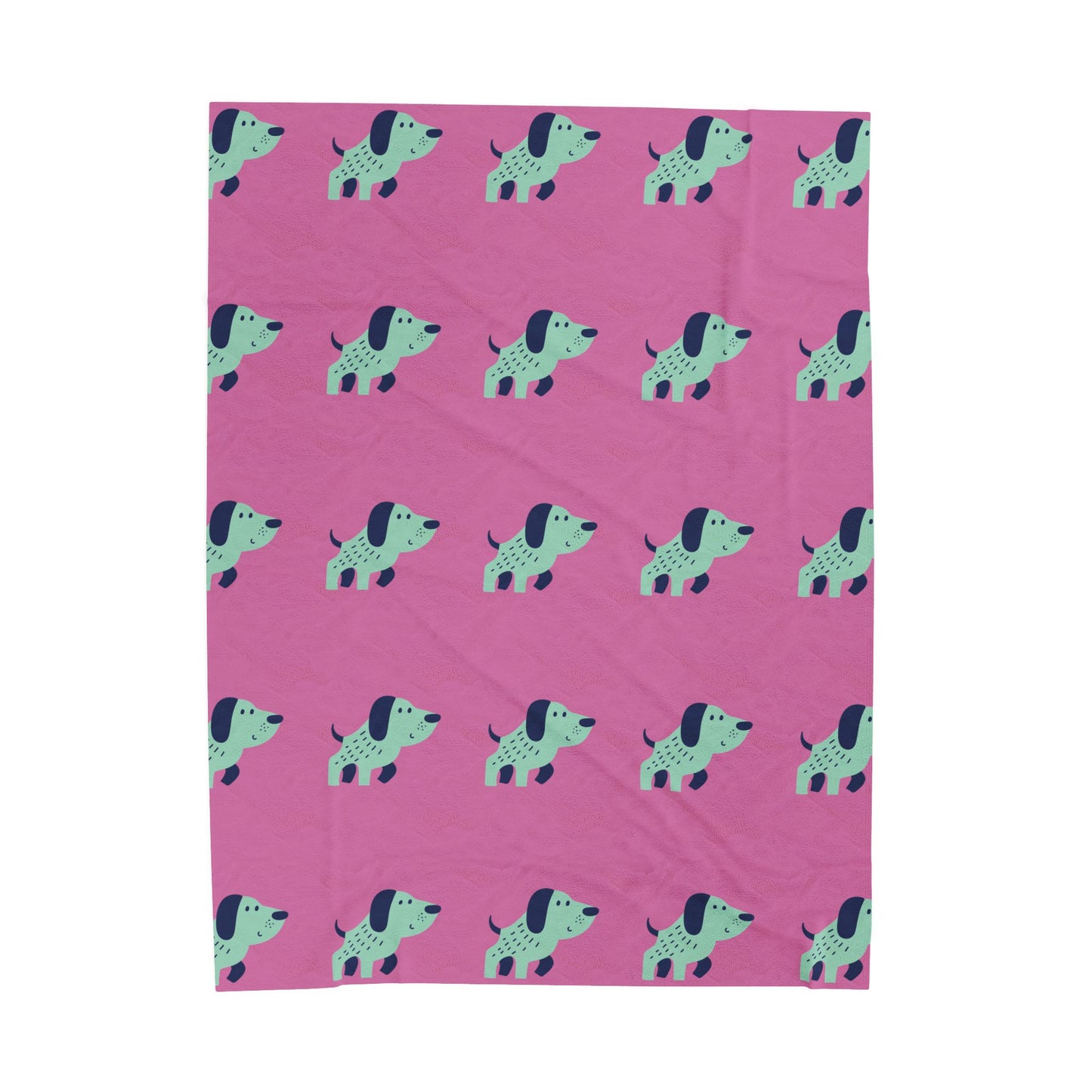 Dachshund Dreams Blanket – Pink Dog Print Plush Throw for Dog Lovers (3 Sizes)