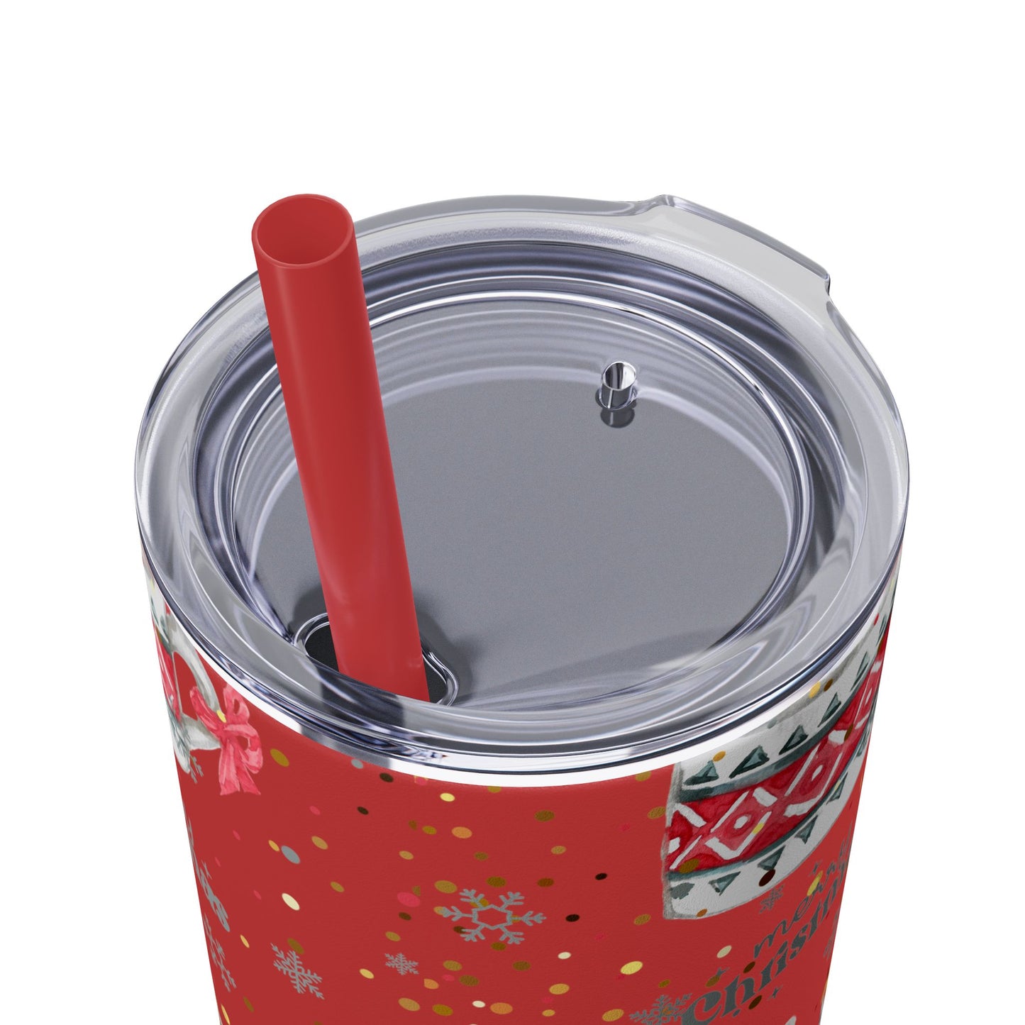 Christmas Skinny Tumblers 20oz | Insulated Holiday Drinkware