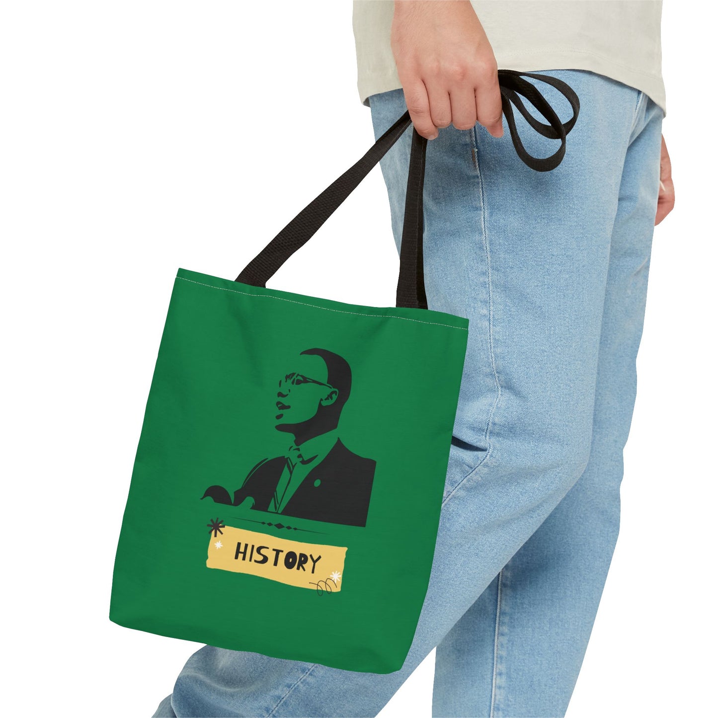Black History Month Tote Bag Stylish and Durable Carryall - Green