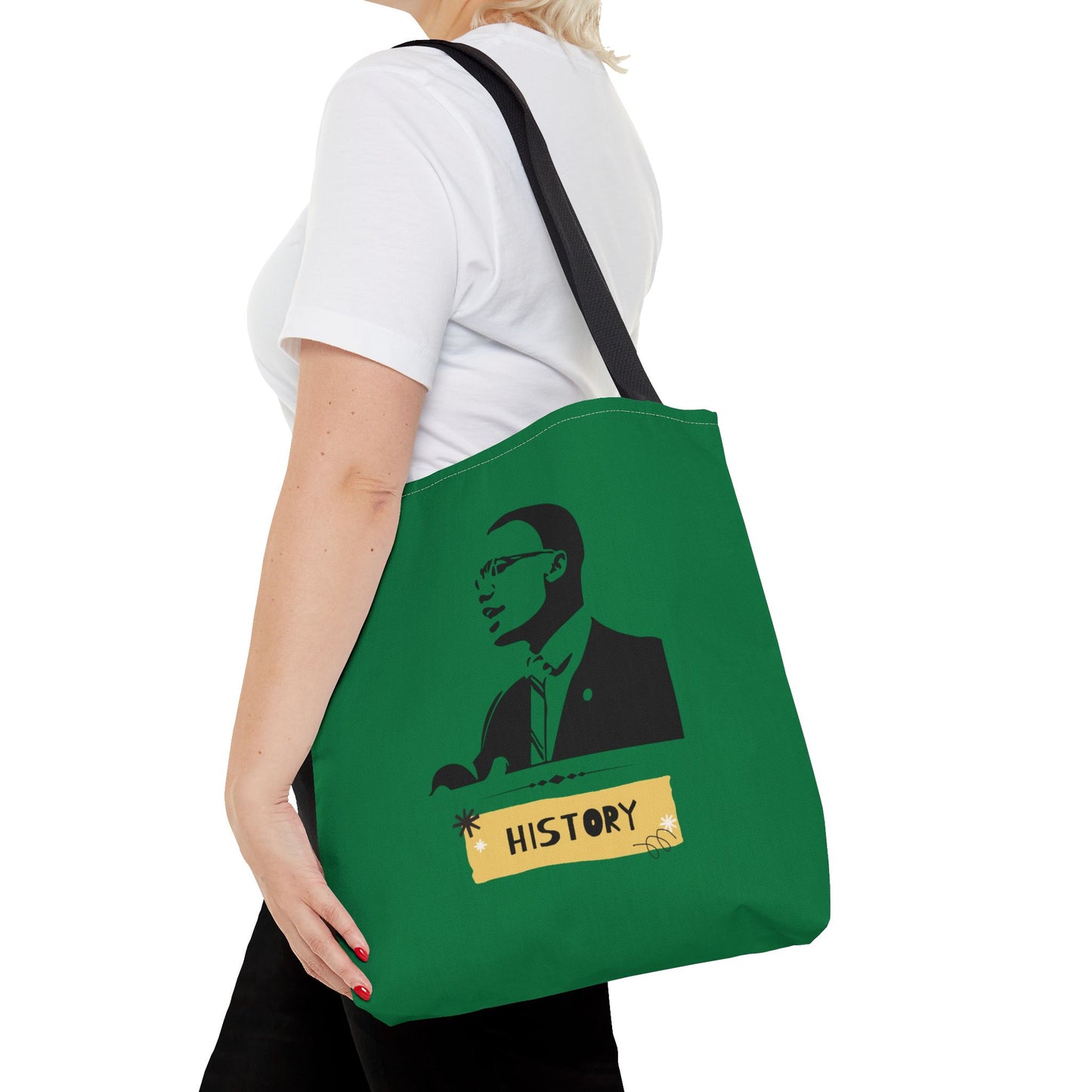 Black History Month Tote Bag Stylish and Durable Carryall - Green