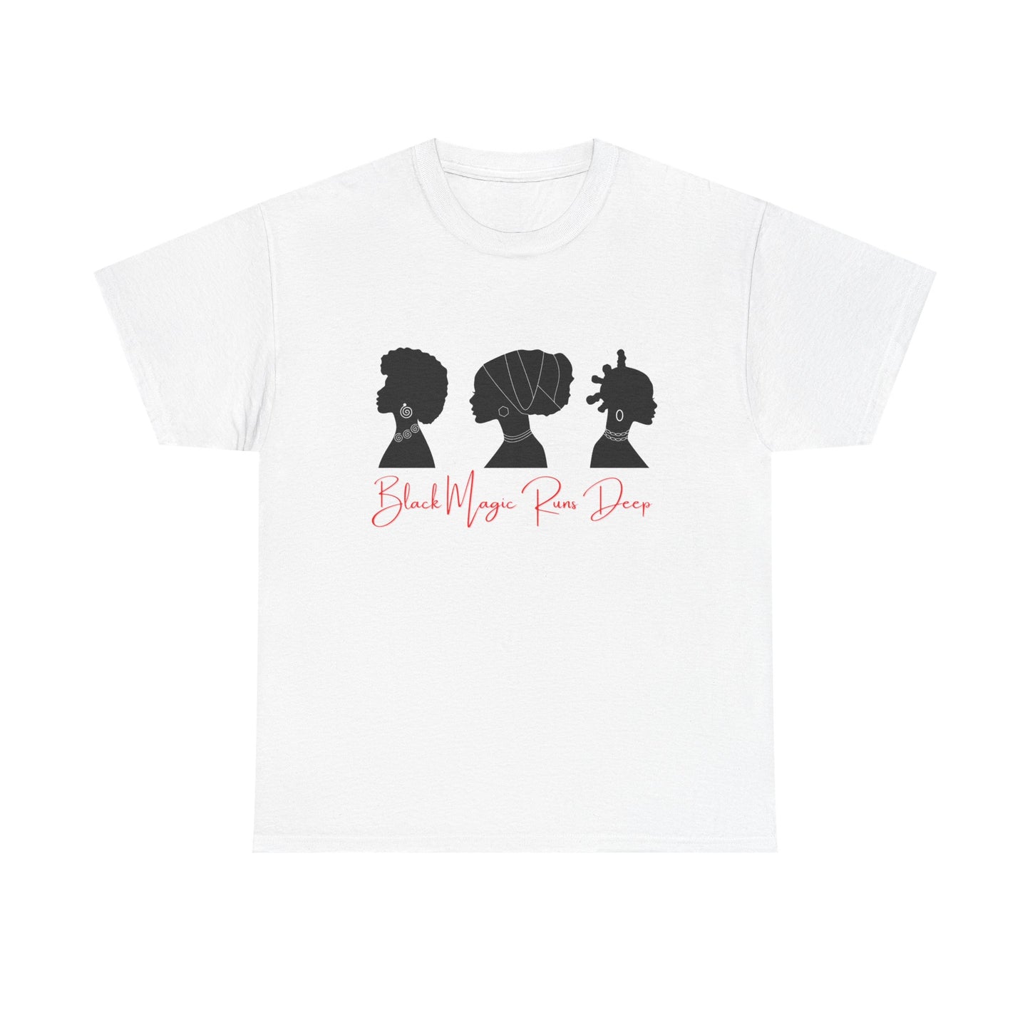 Black Magic Runs Deep Unisex Heavy Cotton T-Shirt | Empowerment Apparel
