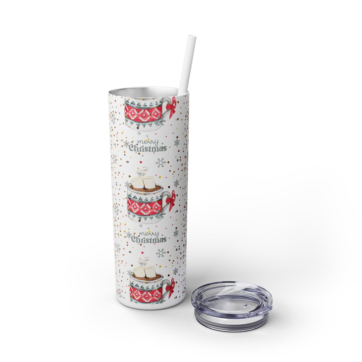 Christmas Skinny Tumblers 20oz | Insulated Holiday Drinkware