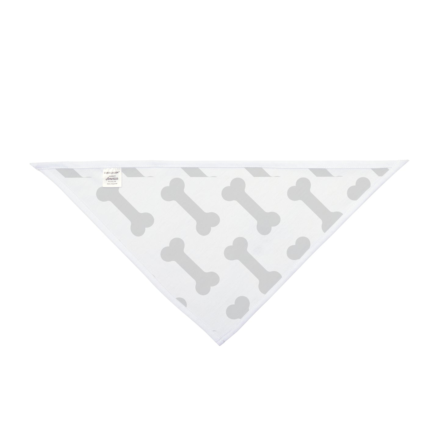Dog Bandana - Bone Print Pet Scarf for Small Medium Large Dogs Cute Dog Accessory for National Dog Day