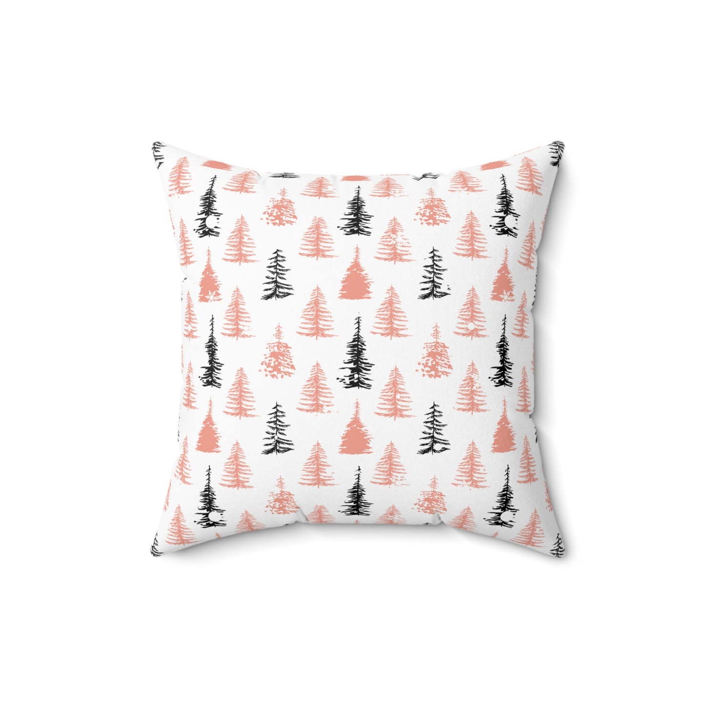 Minimalist Christmas Tree Throw Pillow - Modern Holiday Home Decor - Cozy Winter Accent Cushion